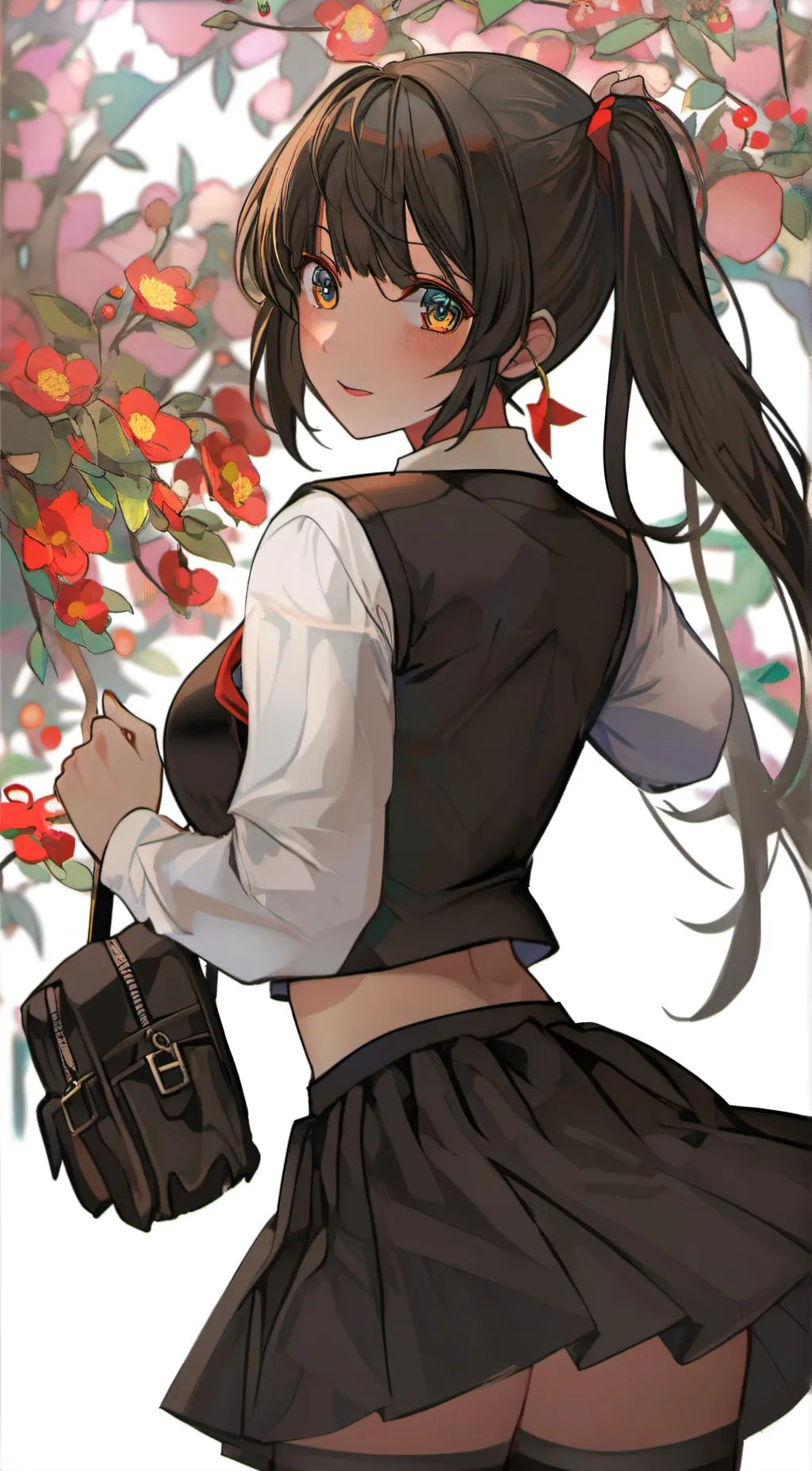 ai character: Momozu  background