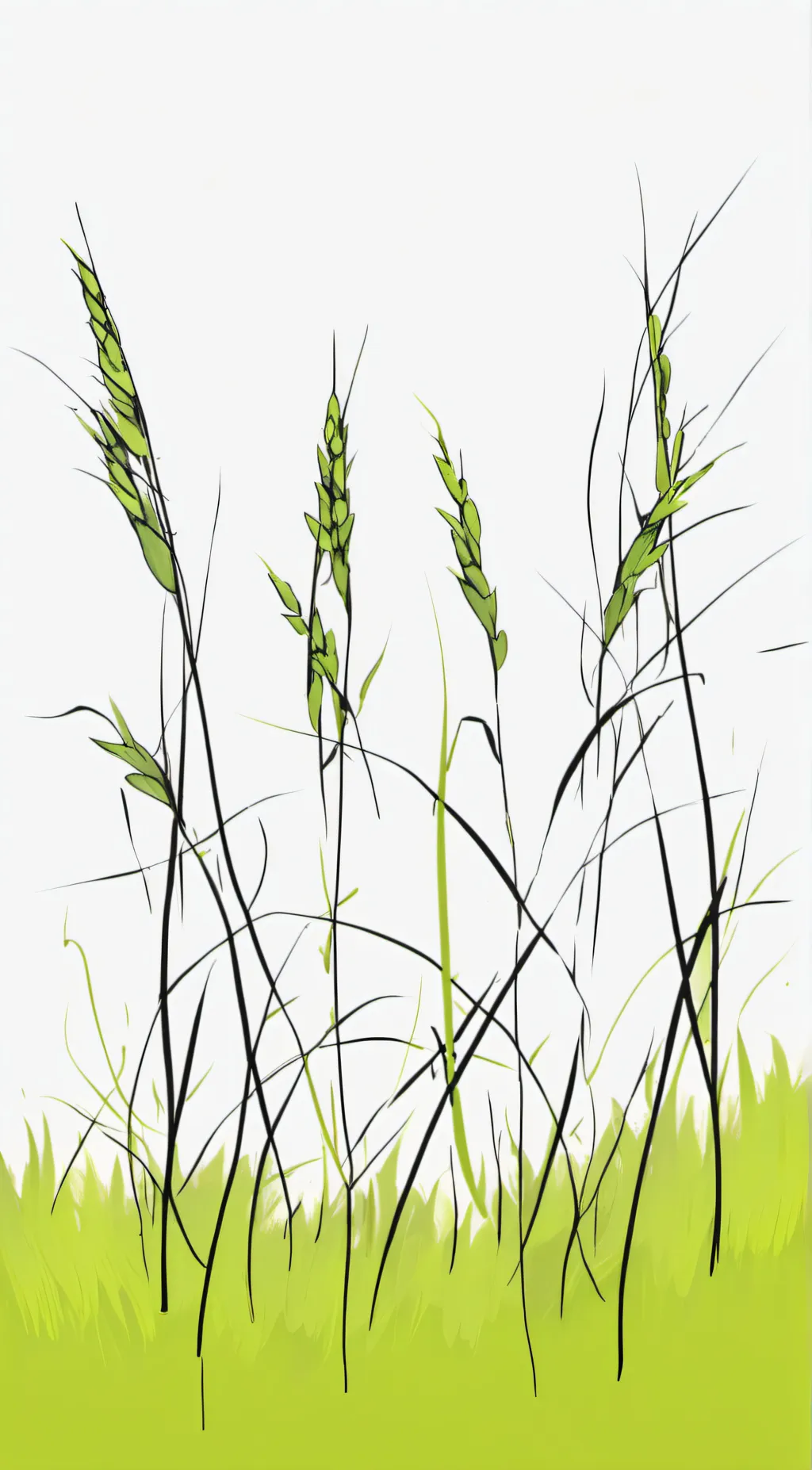 ai character: grass background