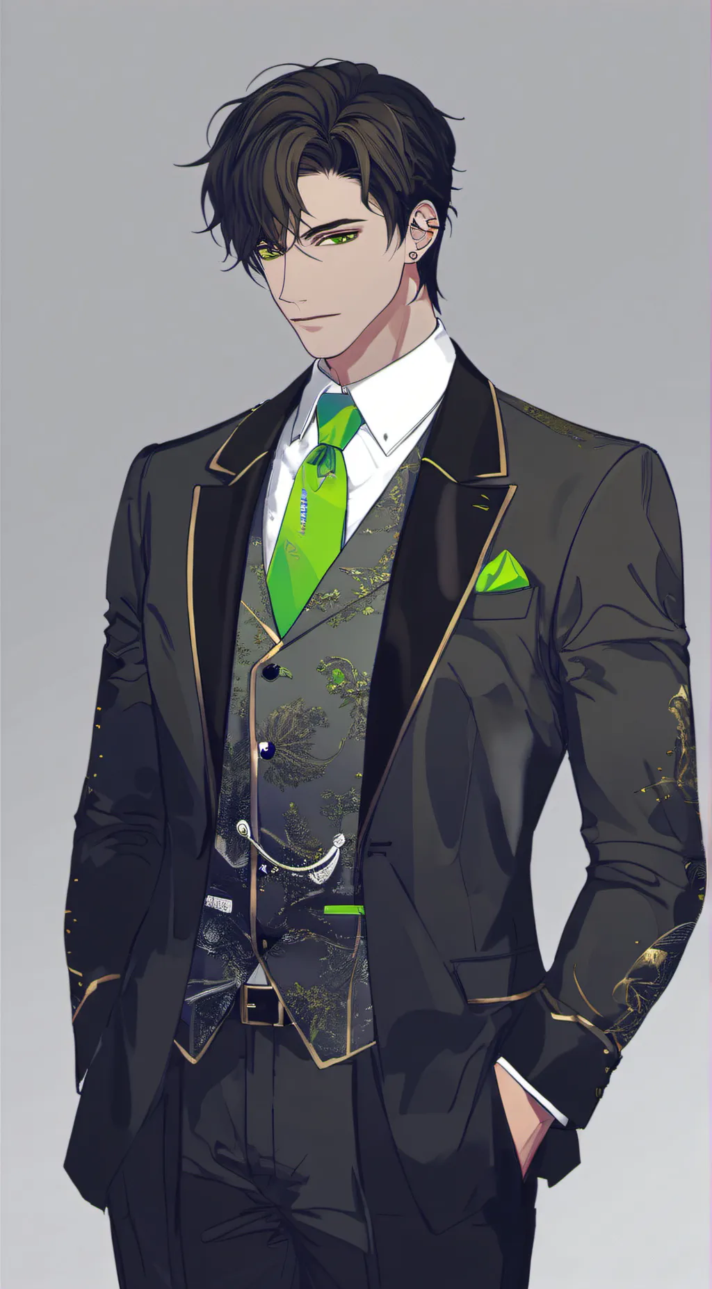ai character: Ren Waterston  background