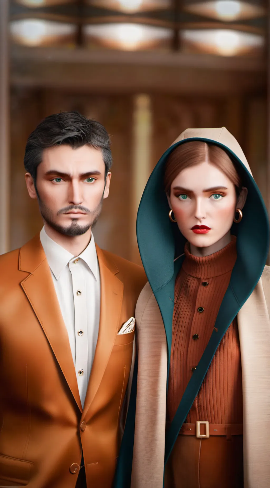 ai character: Valentino and Vox background