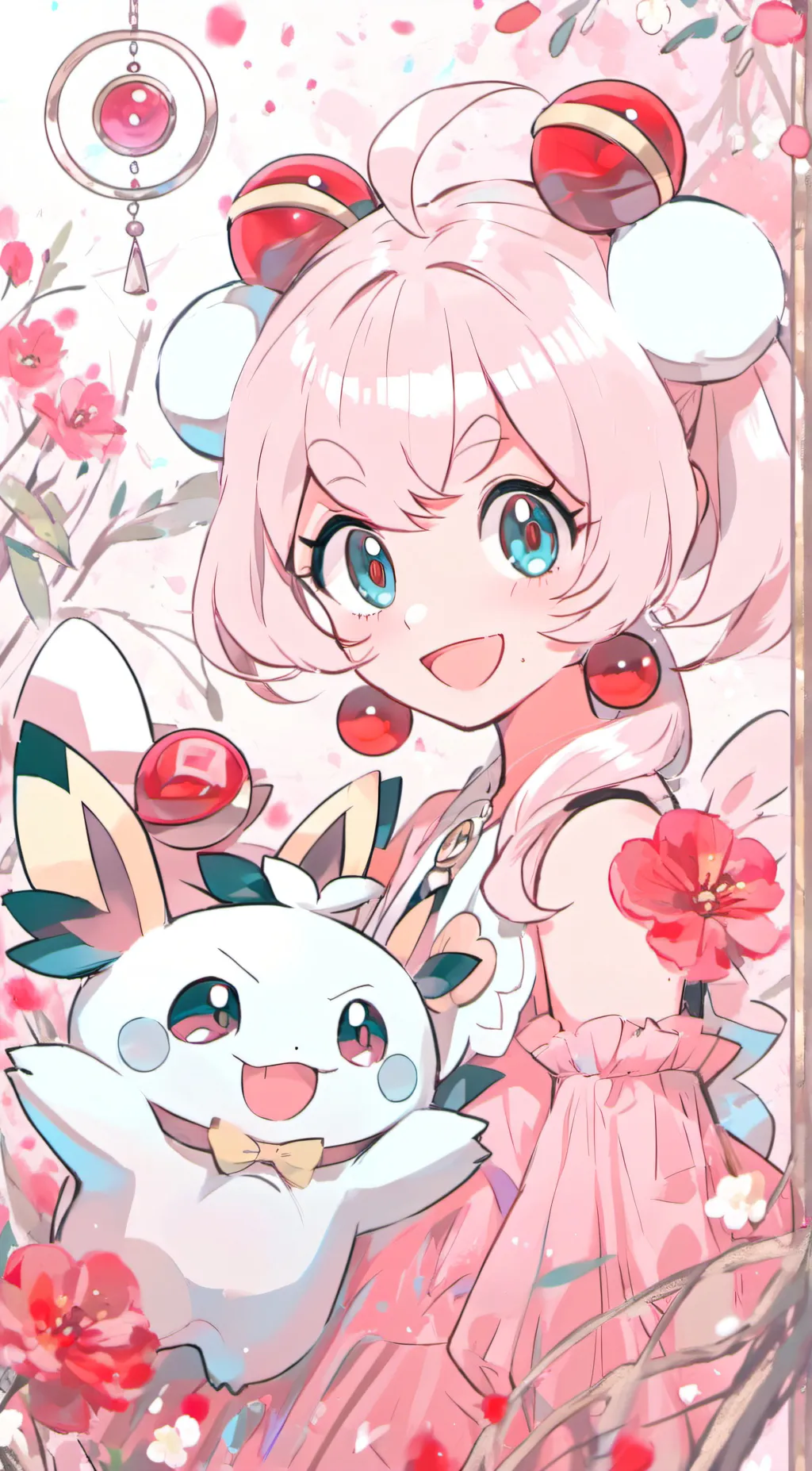 ai character: Fluffy background