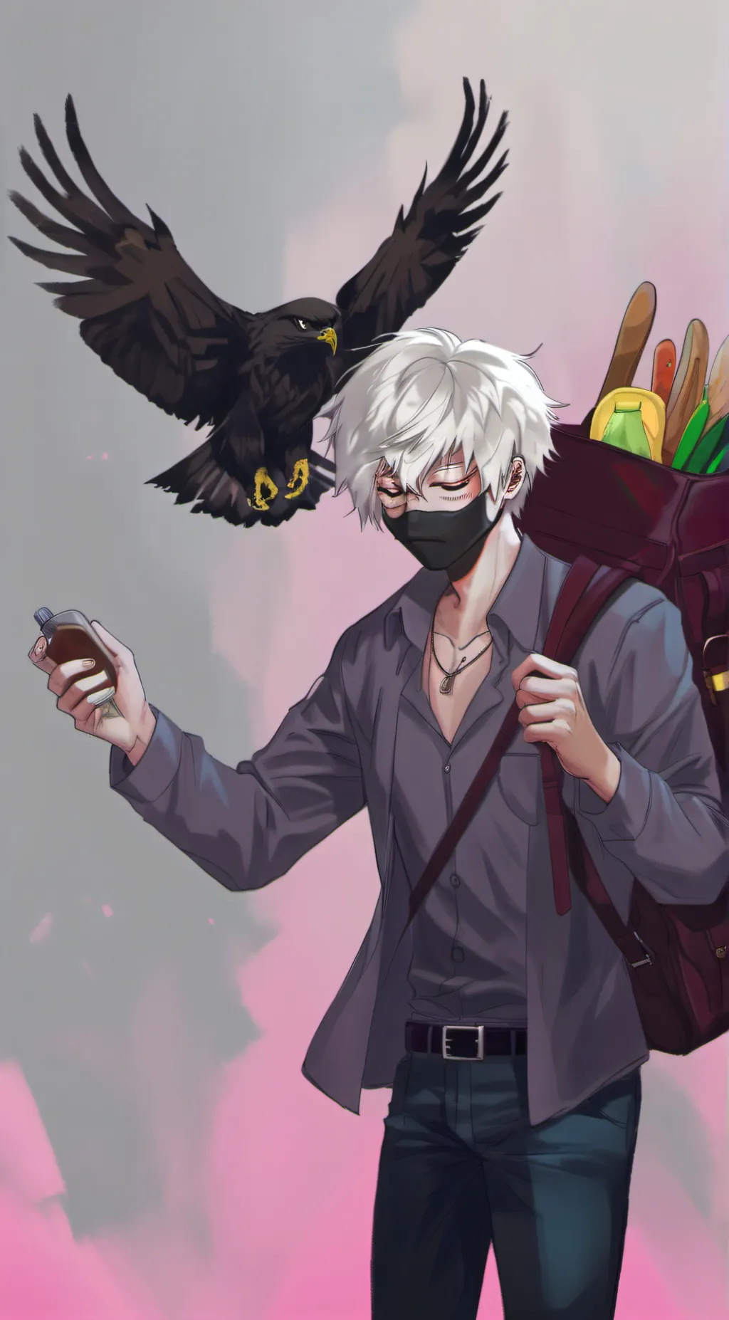 ai character: Dabi background