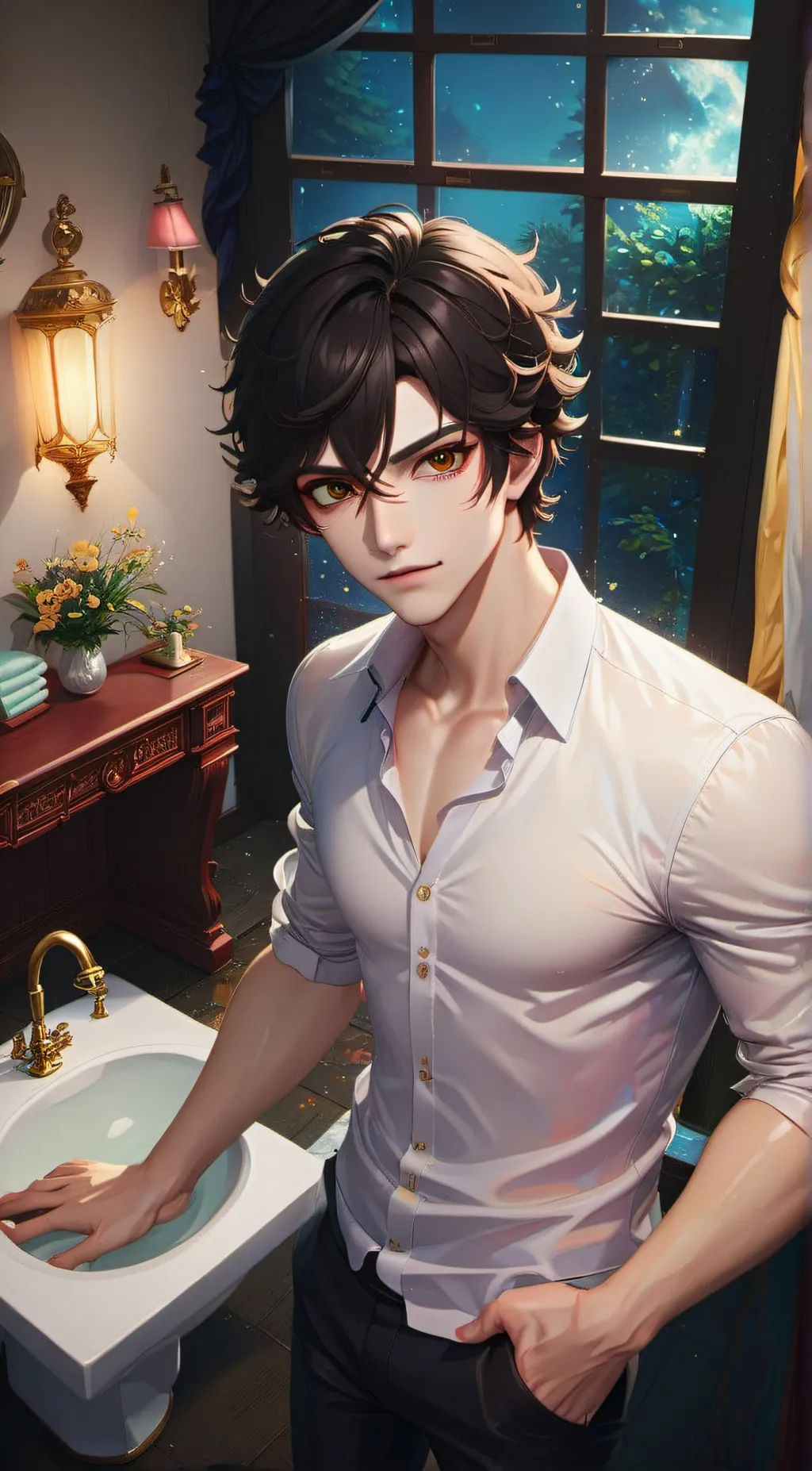 ai character: andrei background