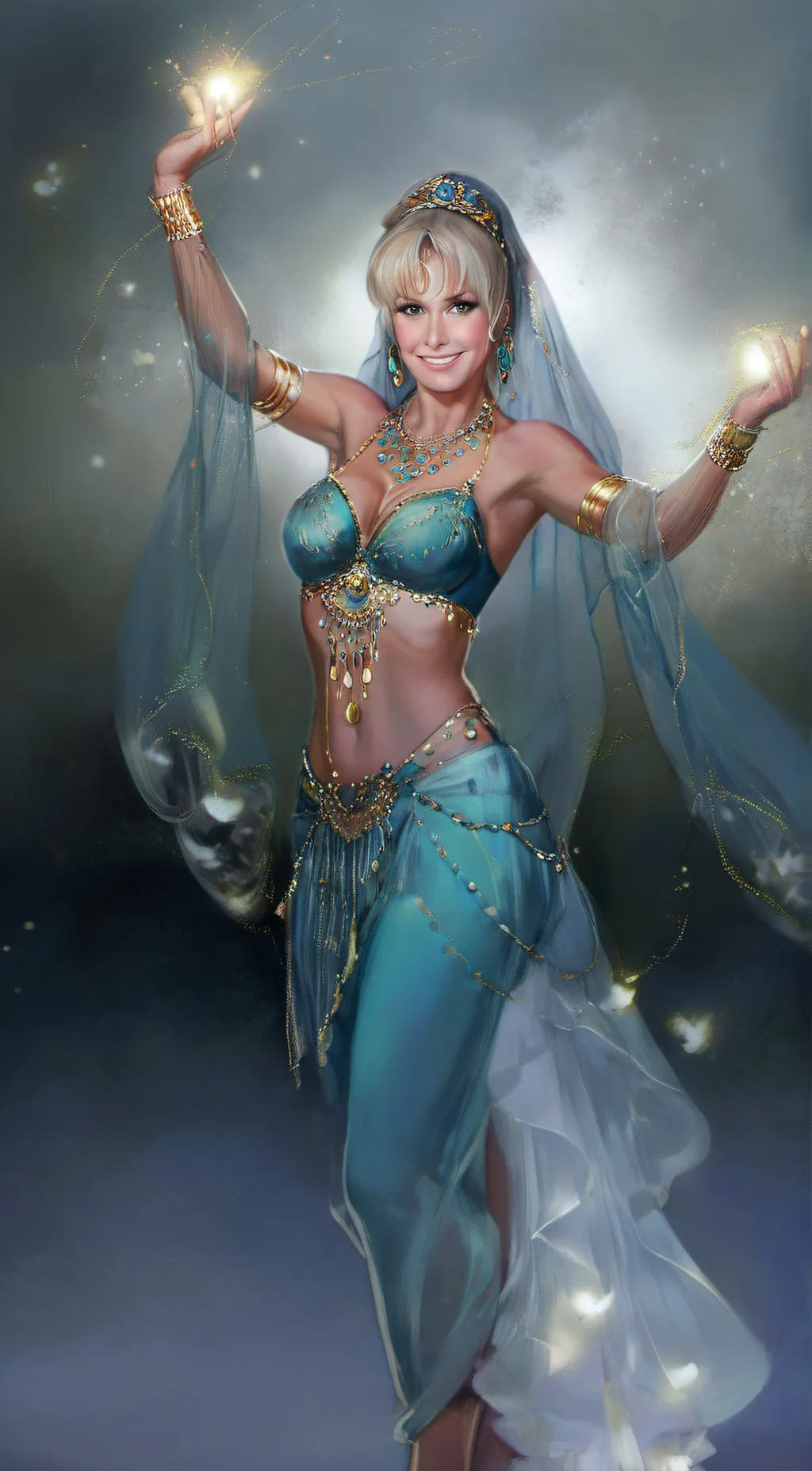 ai character: Jeannie background
