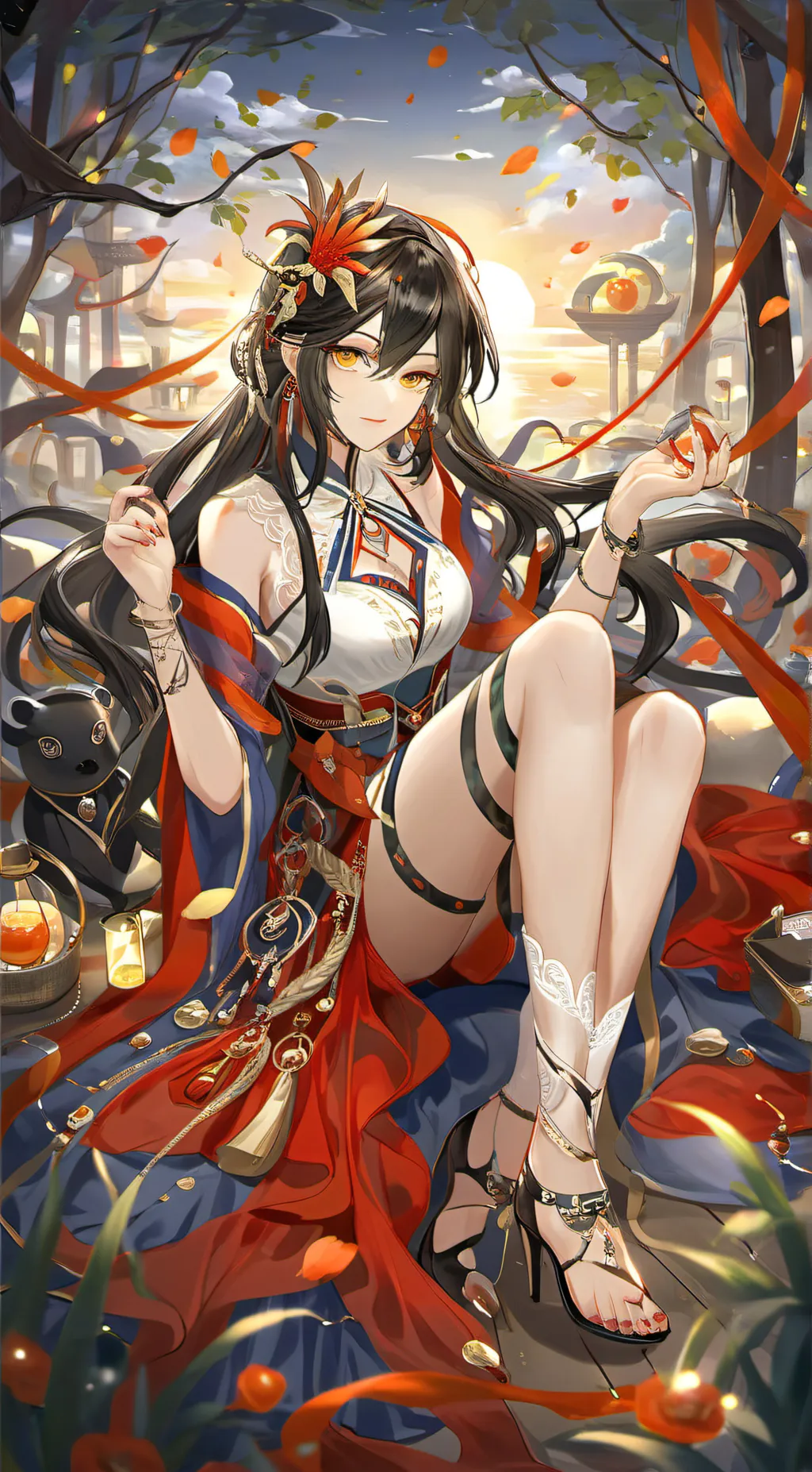 ai character: ariana background