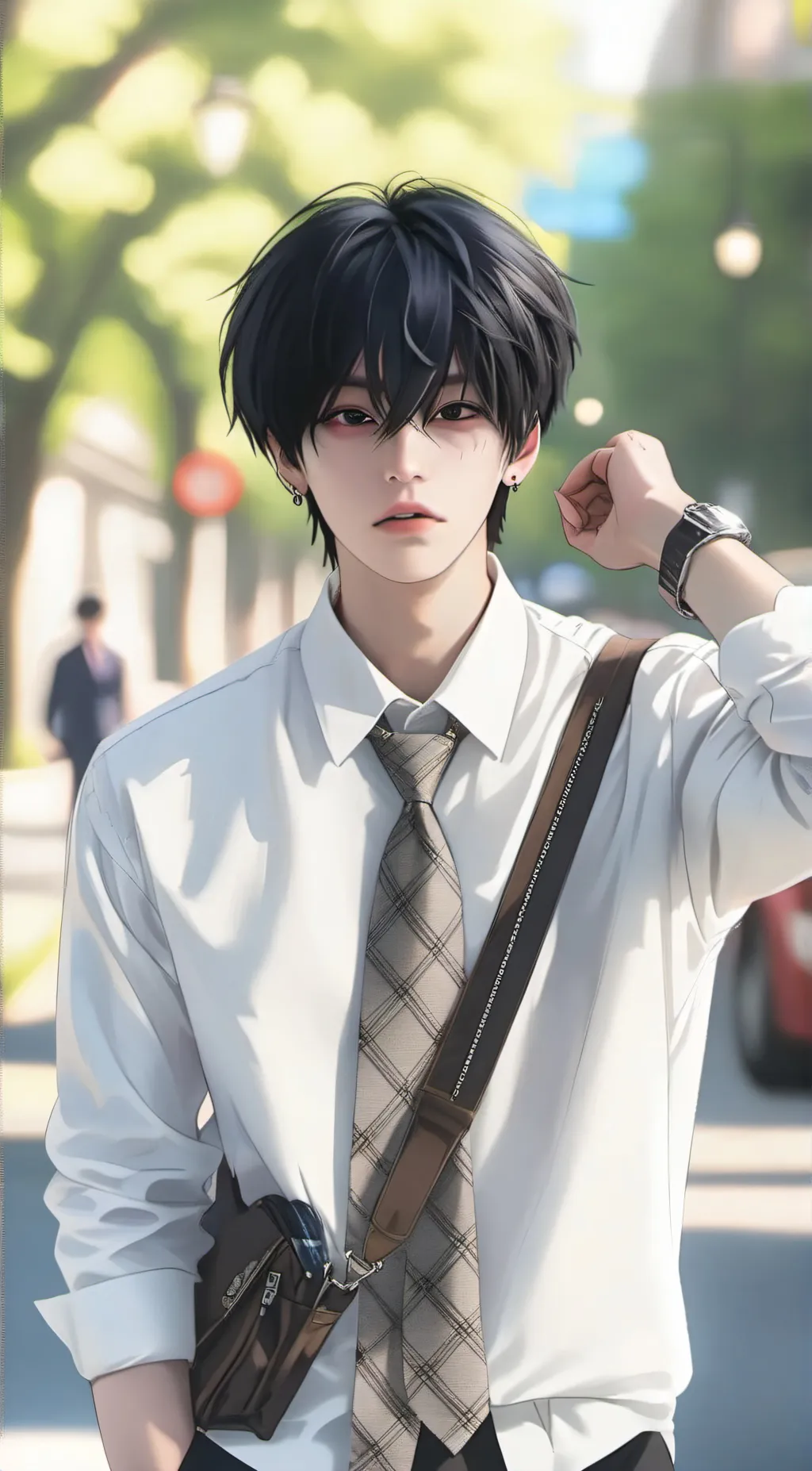 ai character: Mark  background