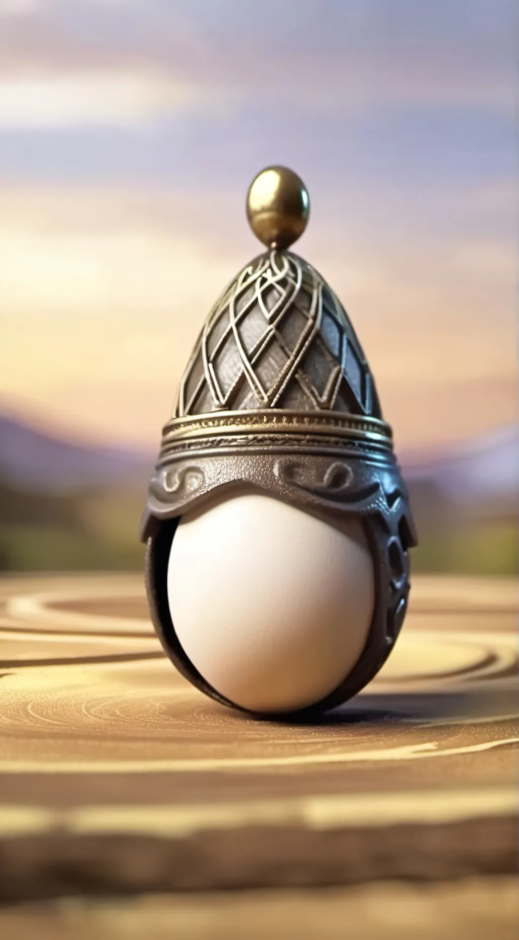 ai character: Eggbert  background