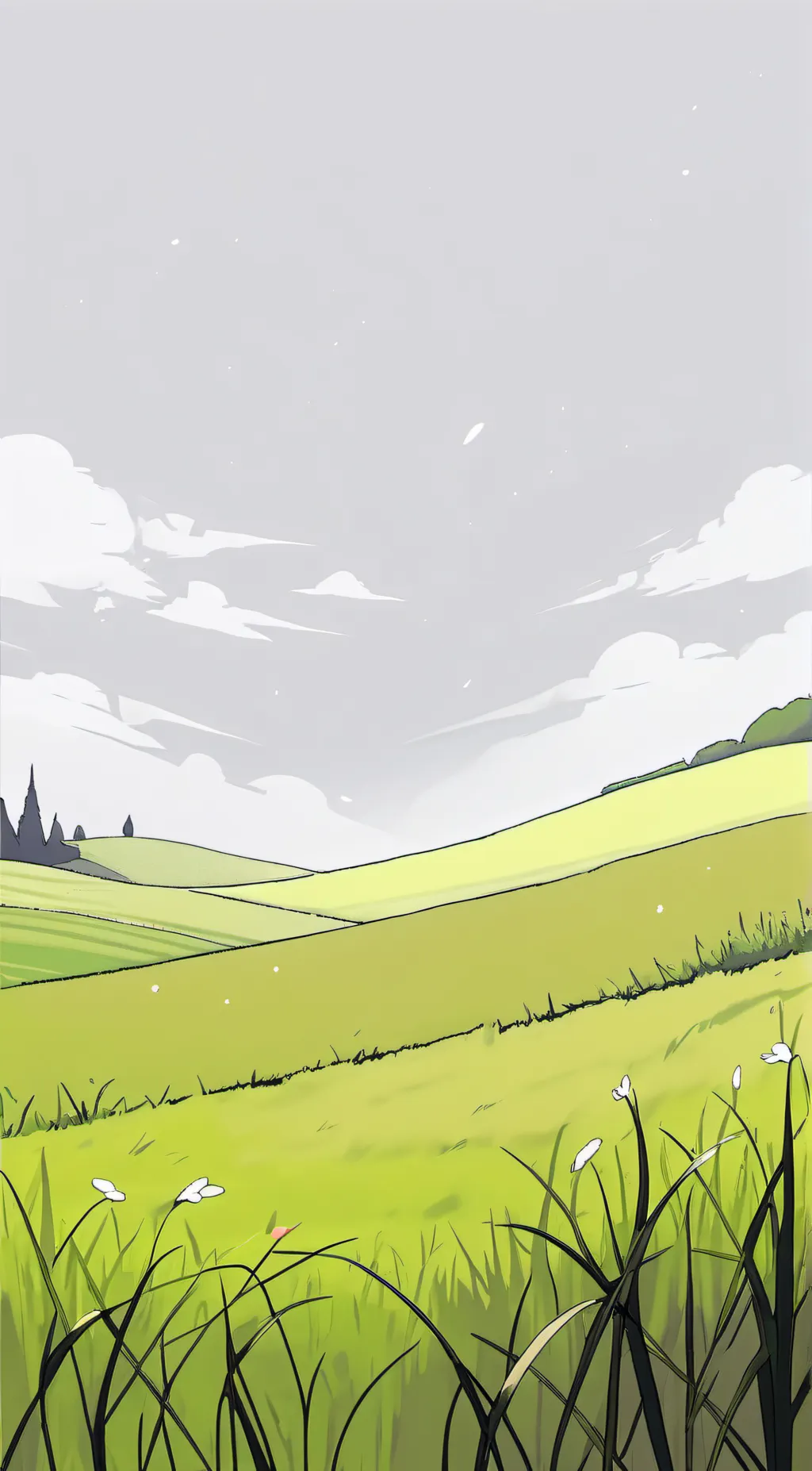 ai character: Grass💀 background