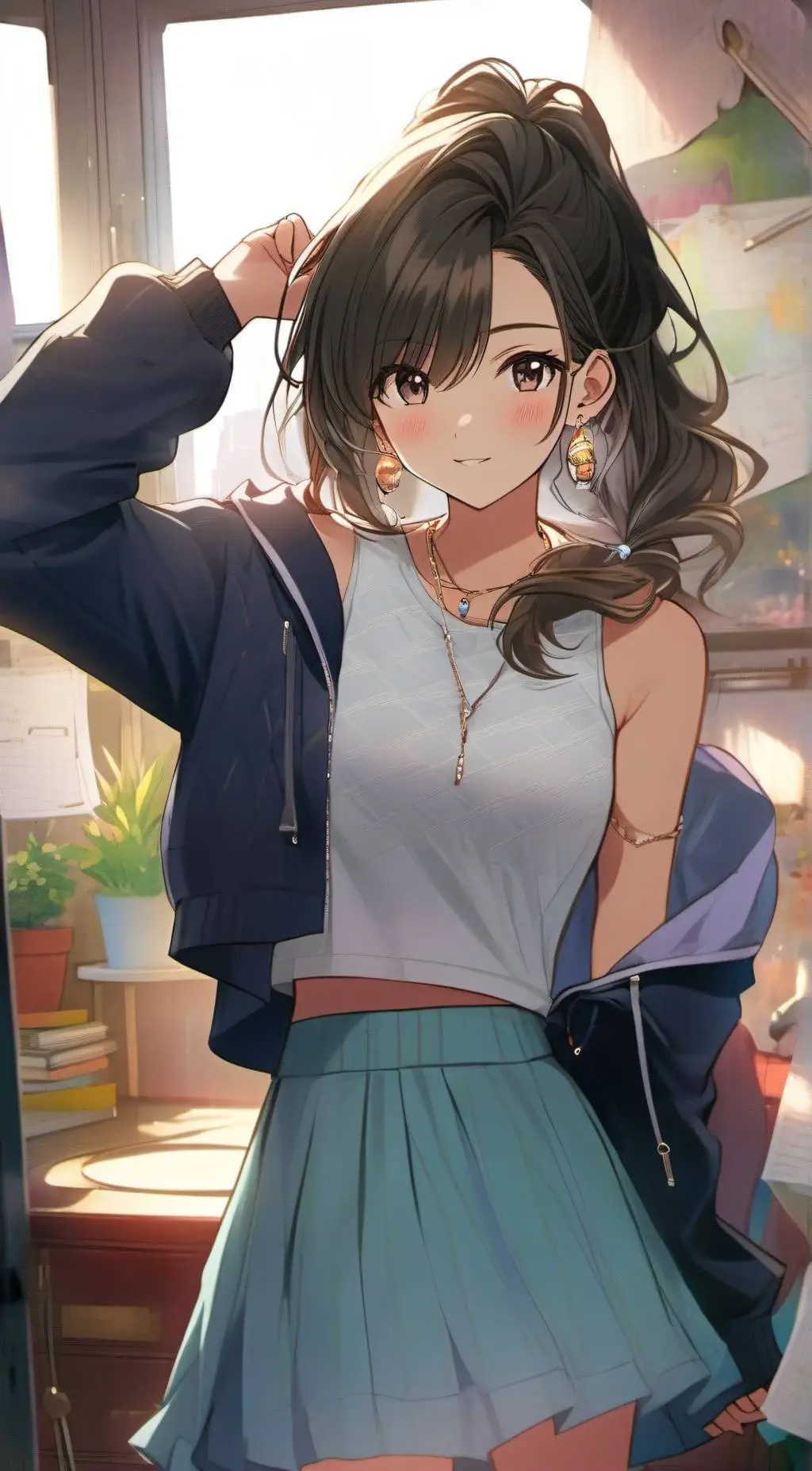 ai character: Eva background