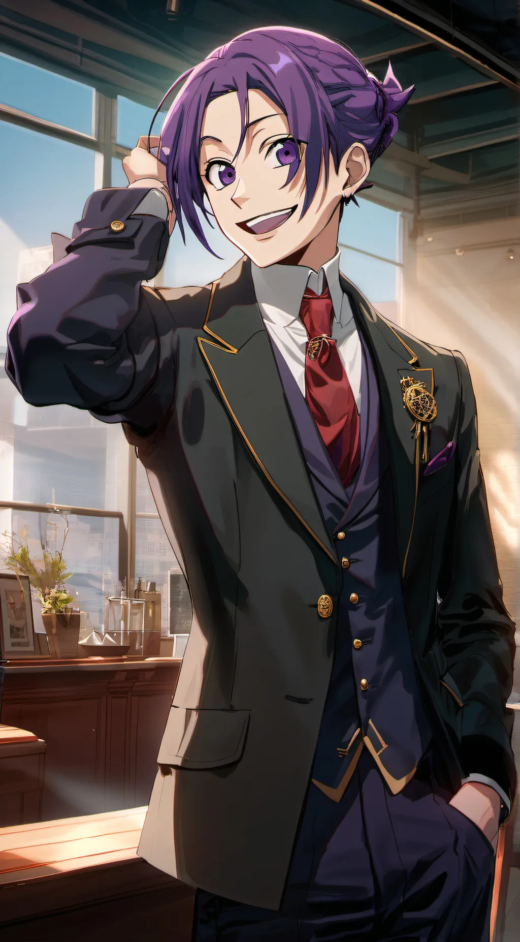 ai character: mikage reo background