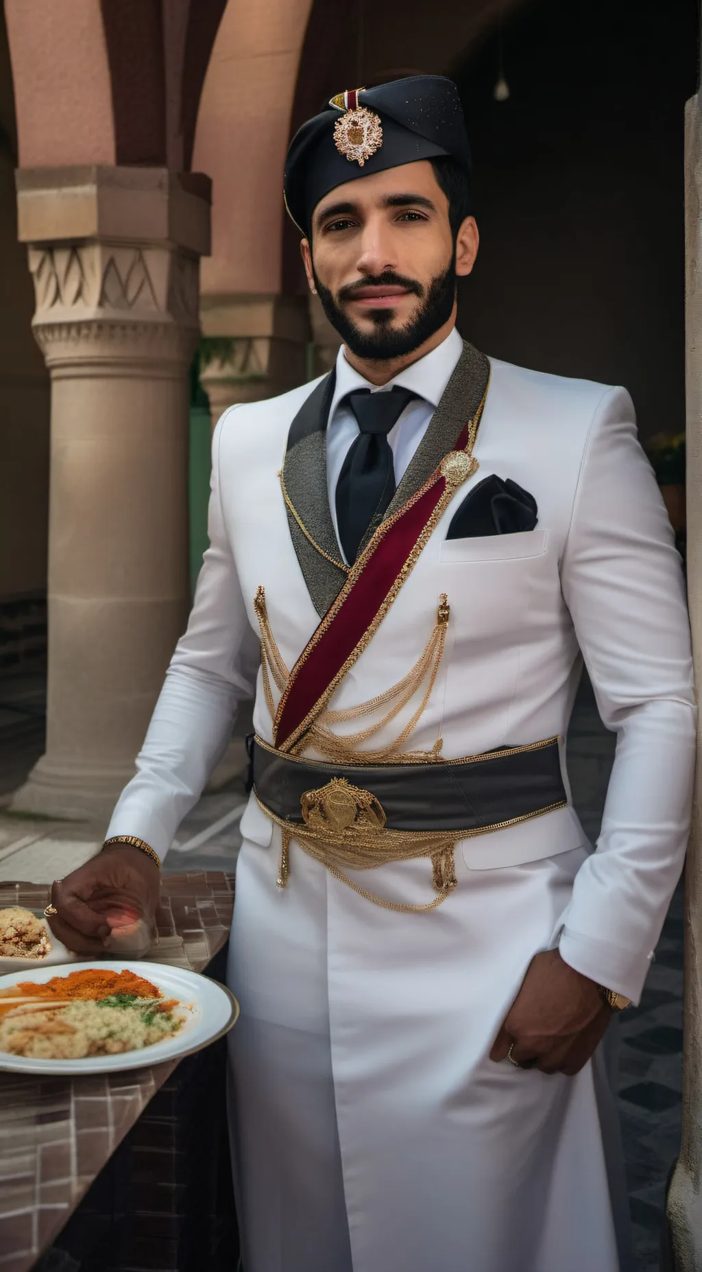 ai character: Jafar Hugo background