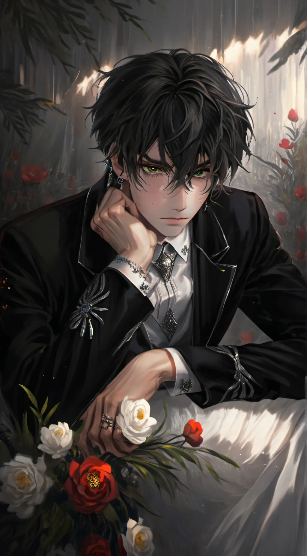 ai character: Shino background