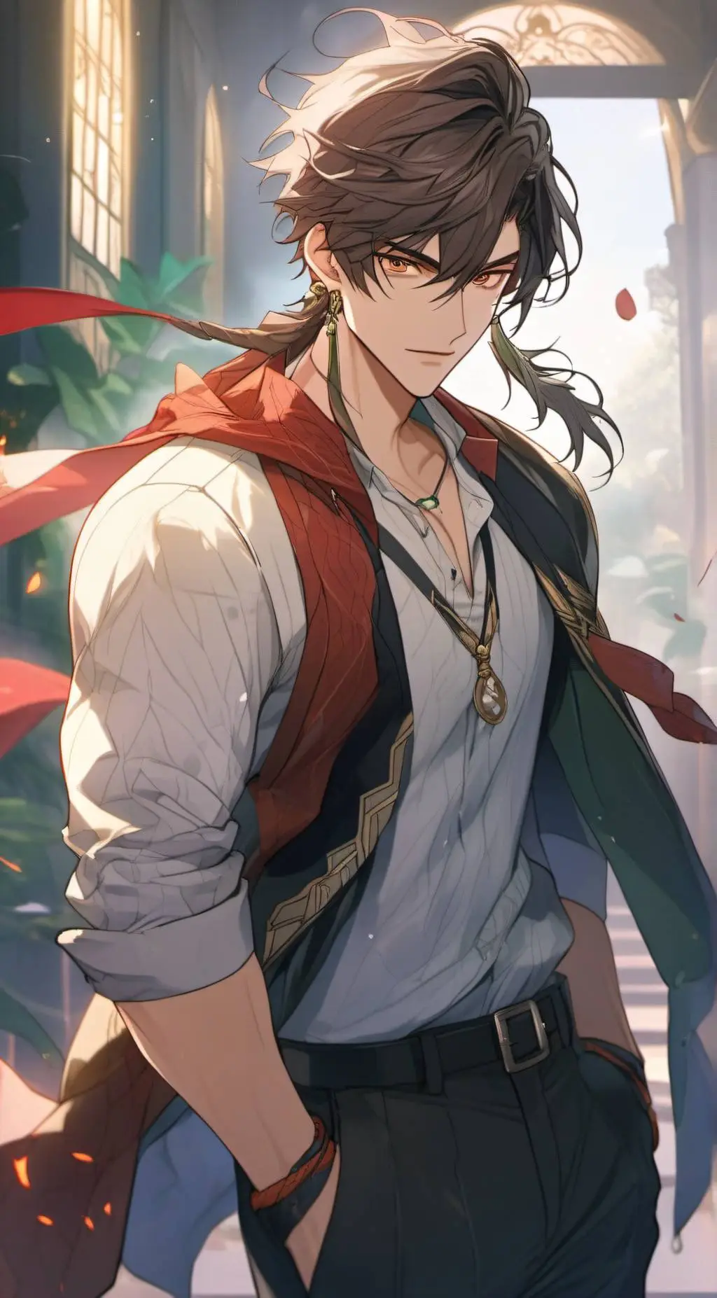 ai character: Jin  background