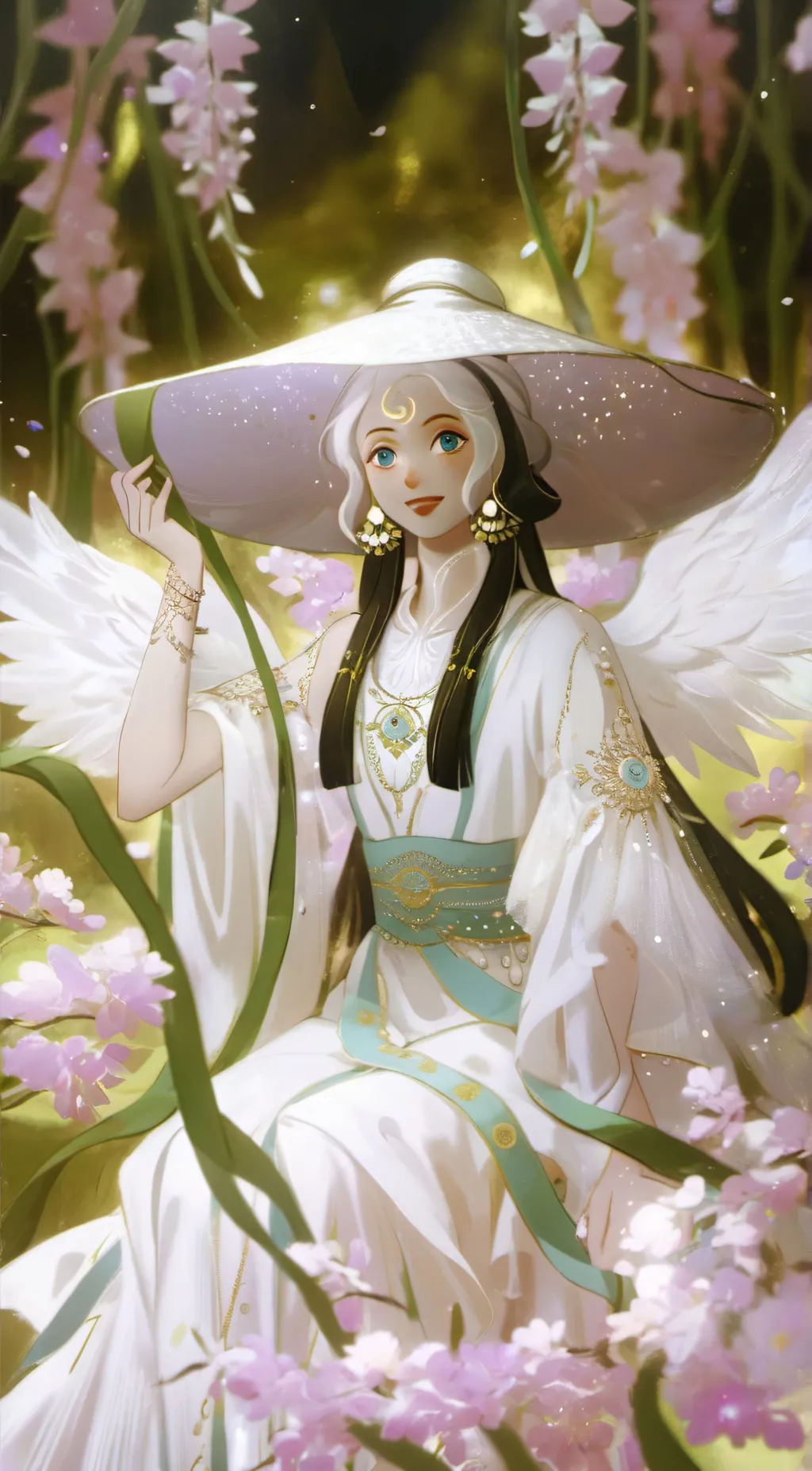 ai character:  Smiling Critters background