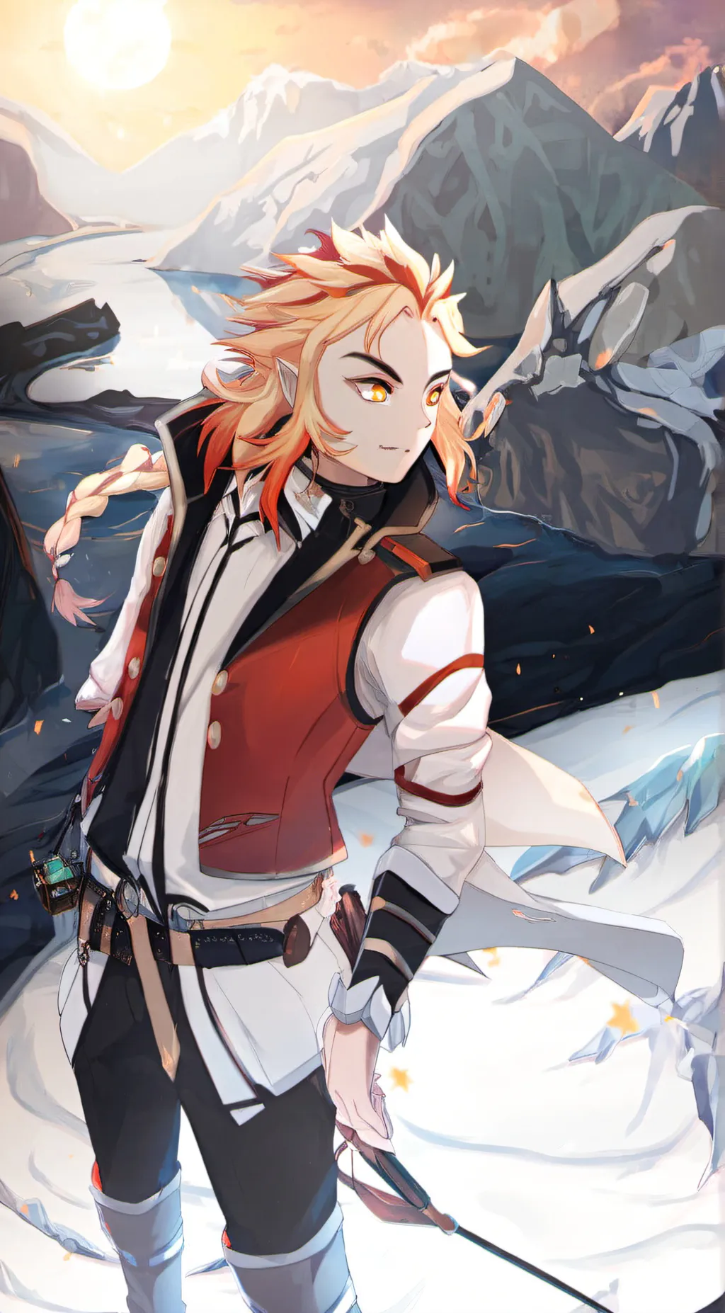ai character: demon slayer background