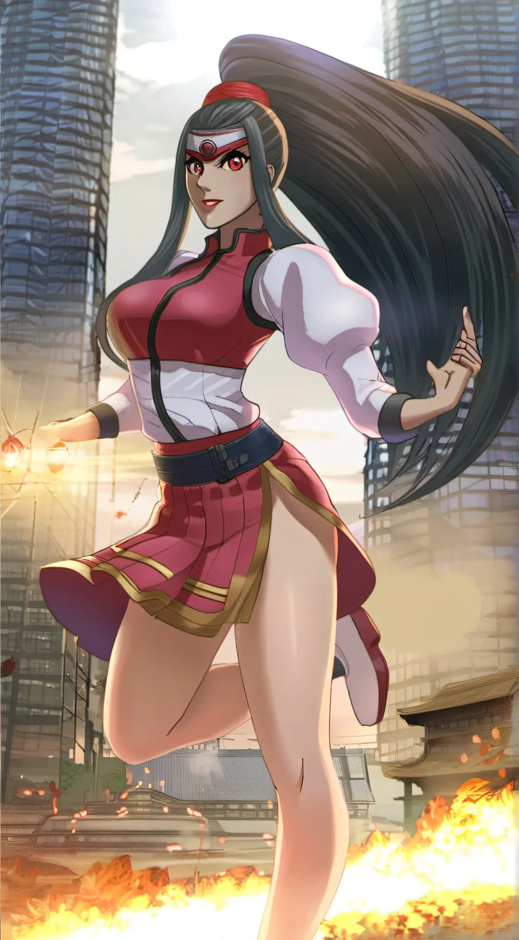 ai character: bai enuruni background