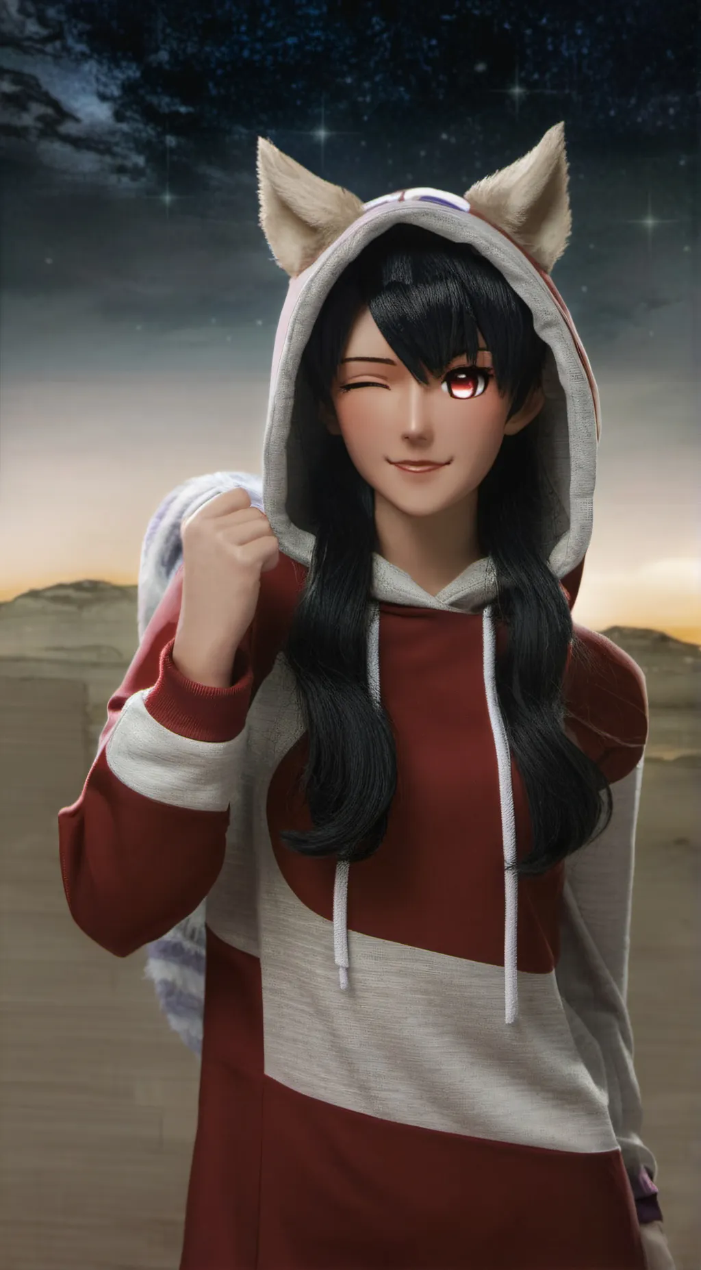 ai character: Aphmau background