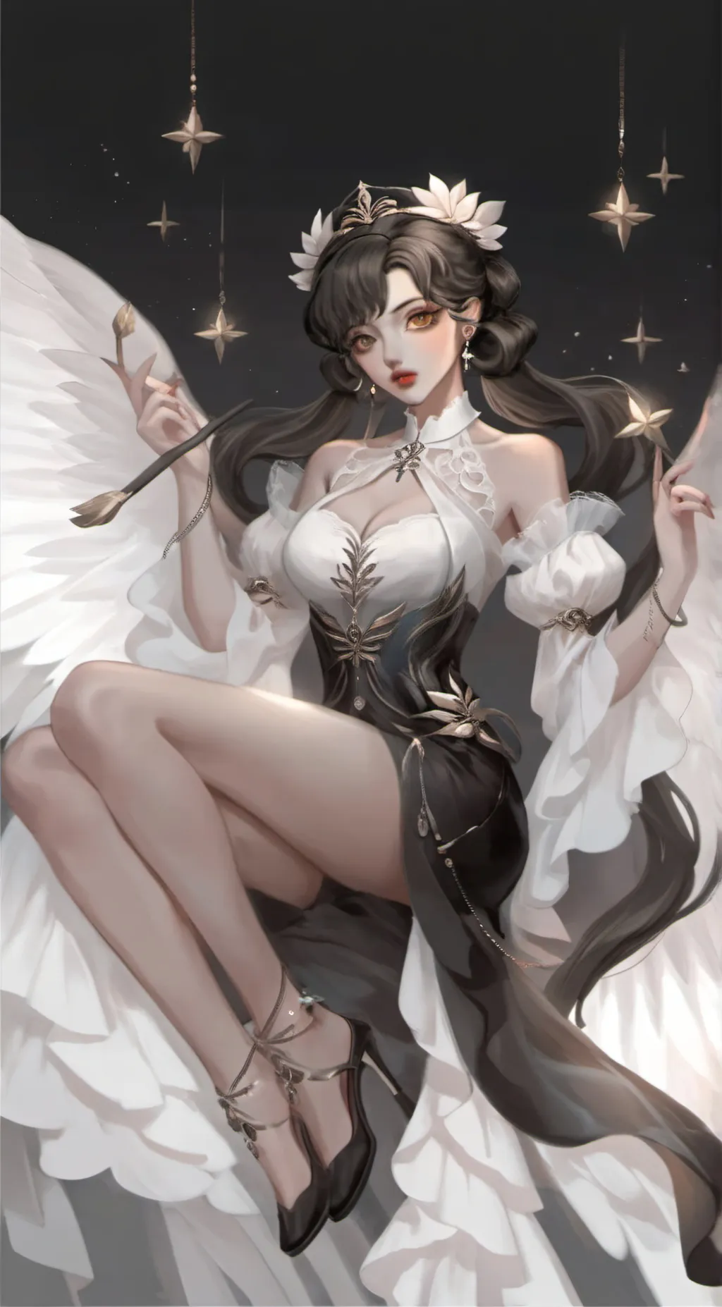 ai character:   ♥︎Serena ✈  background