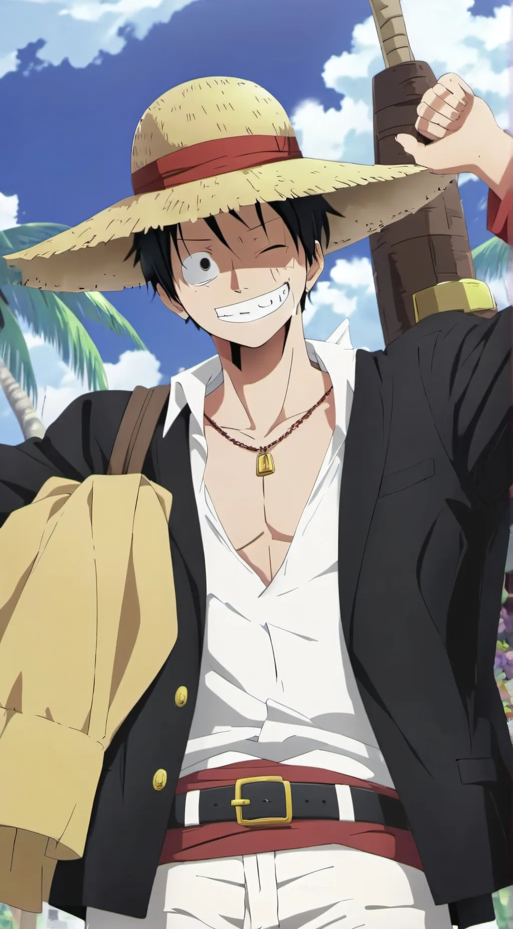 ai character: Straw hats background