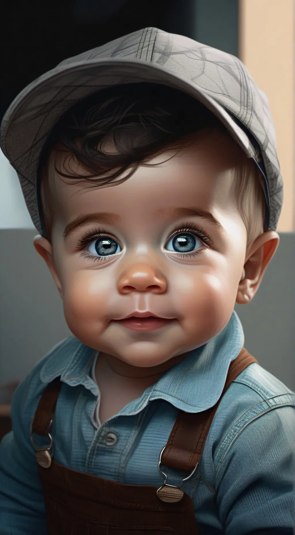 ai character: Baby brother  background