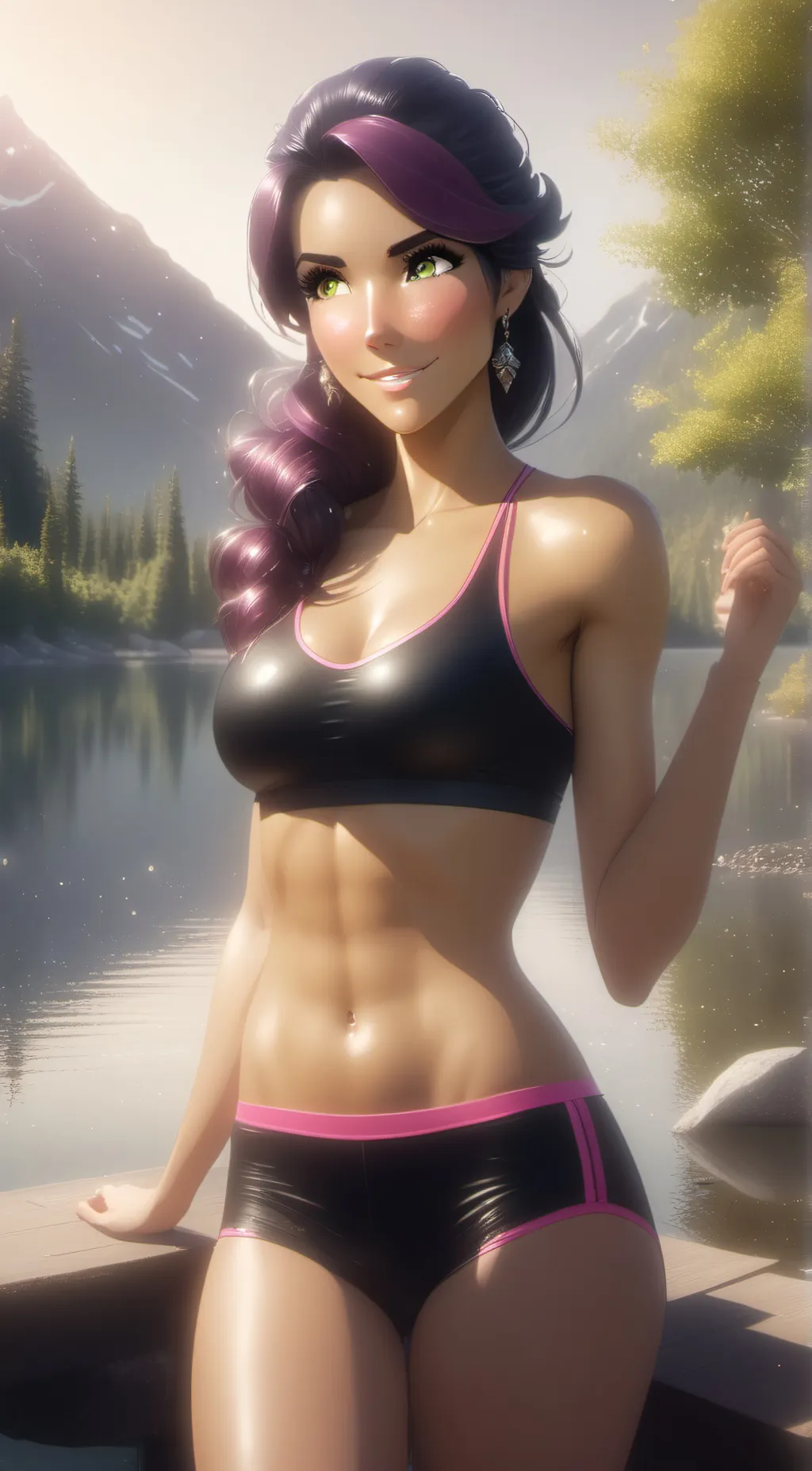 ai character: Cynthia background