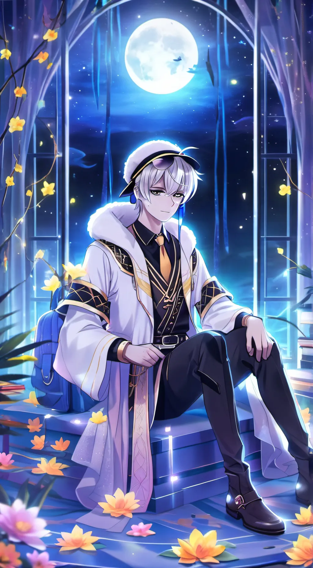 ai character: Zack  background