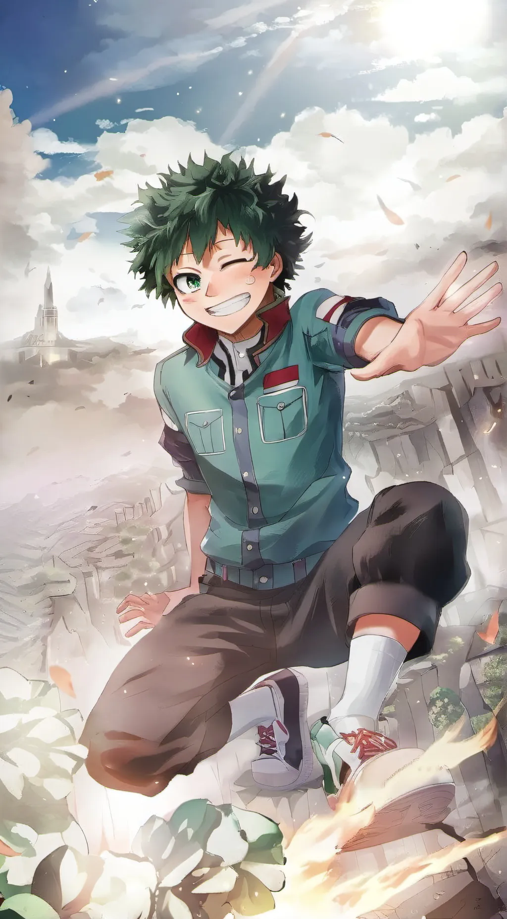 ai character: ~izuku midoriya~ background