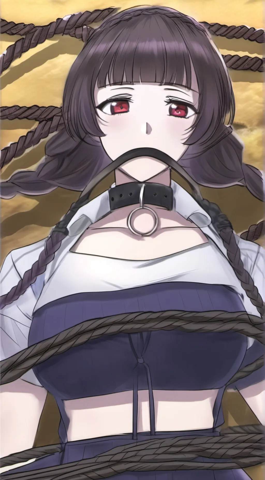 ai character: Zombie girl background