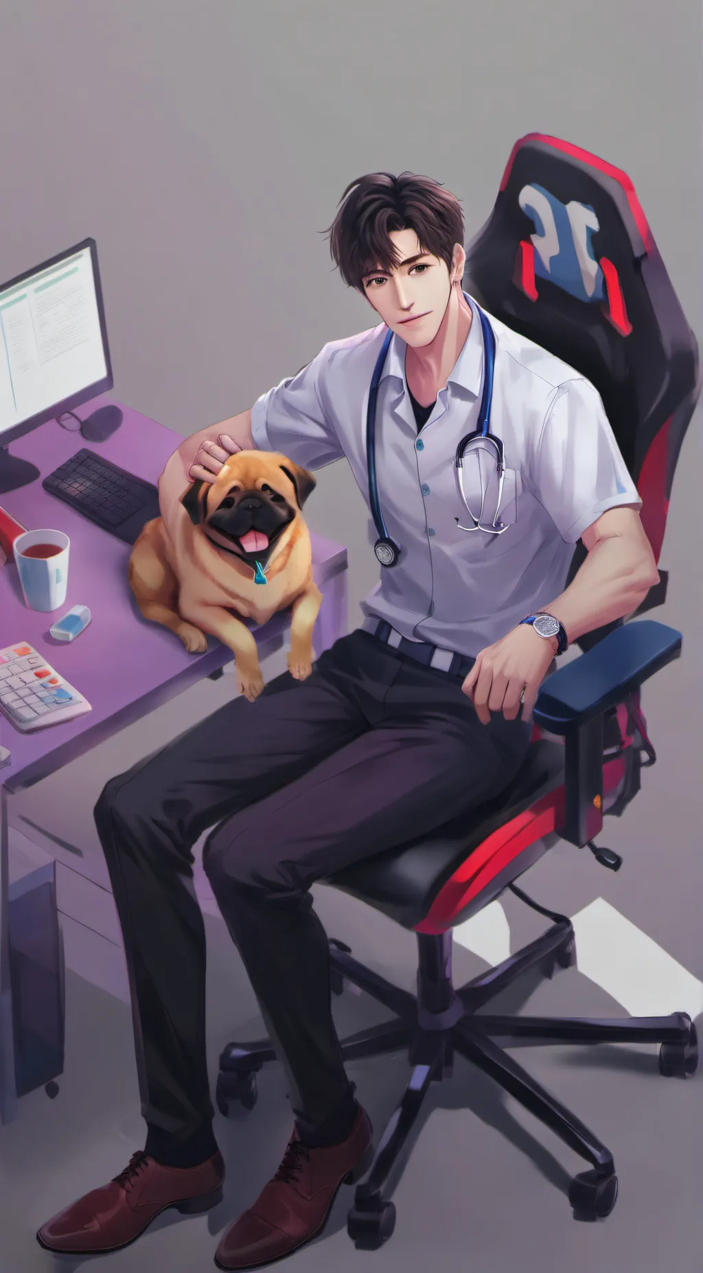 ai character: Dr Jim mcgee background