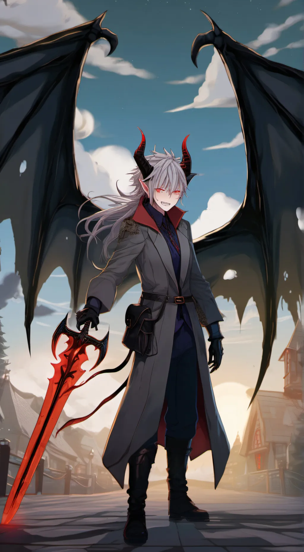ai character: selever background