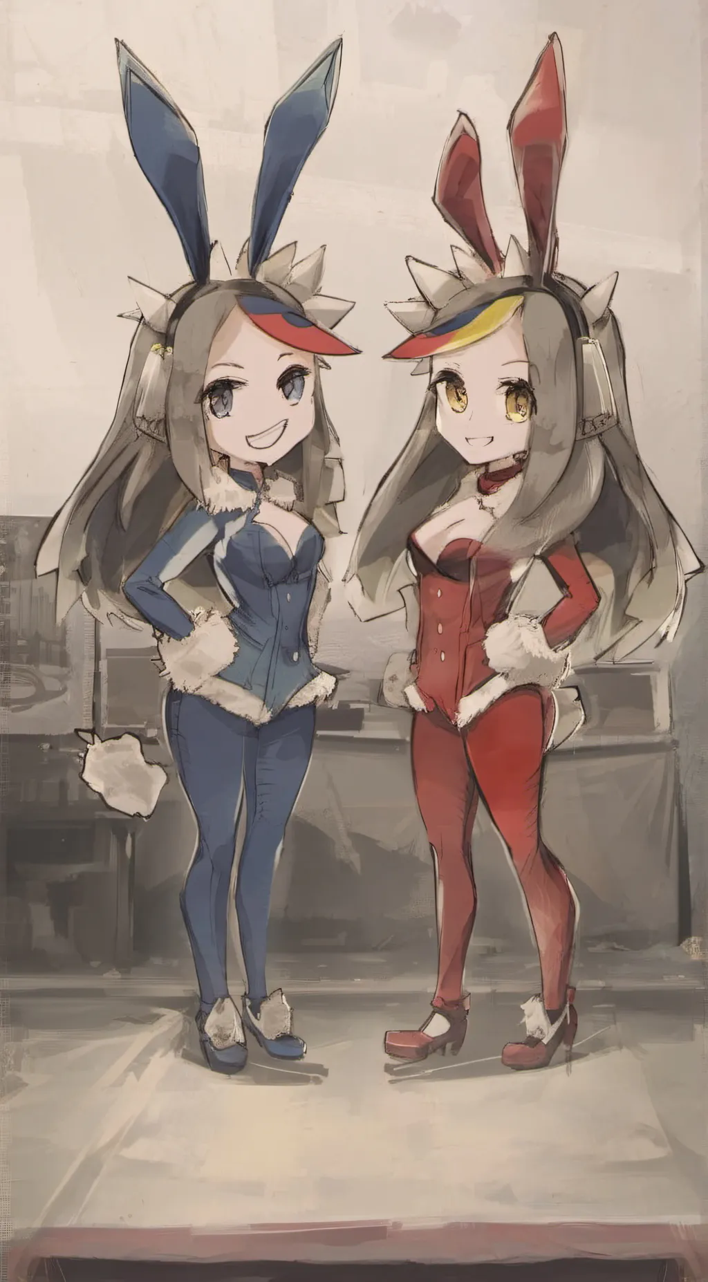 ai character: PLUS AND MINUS background