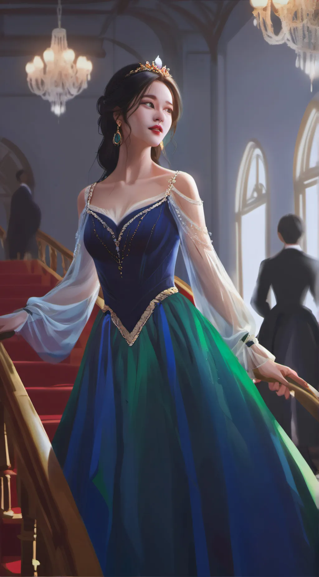 ai character: PRINCESS MIA background