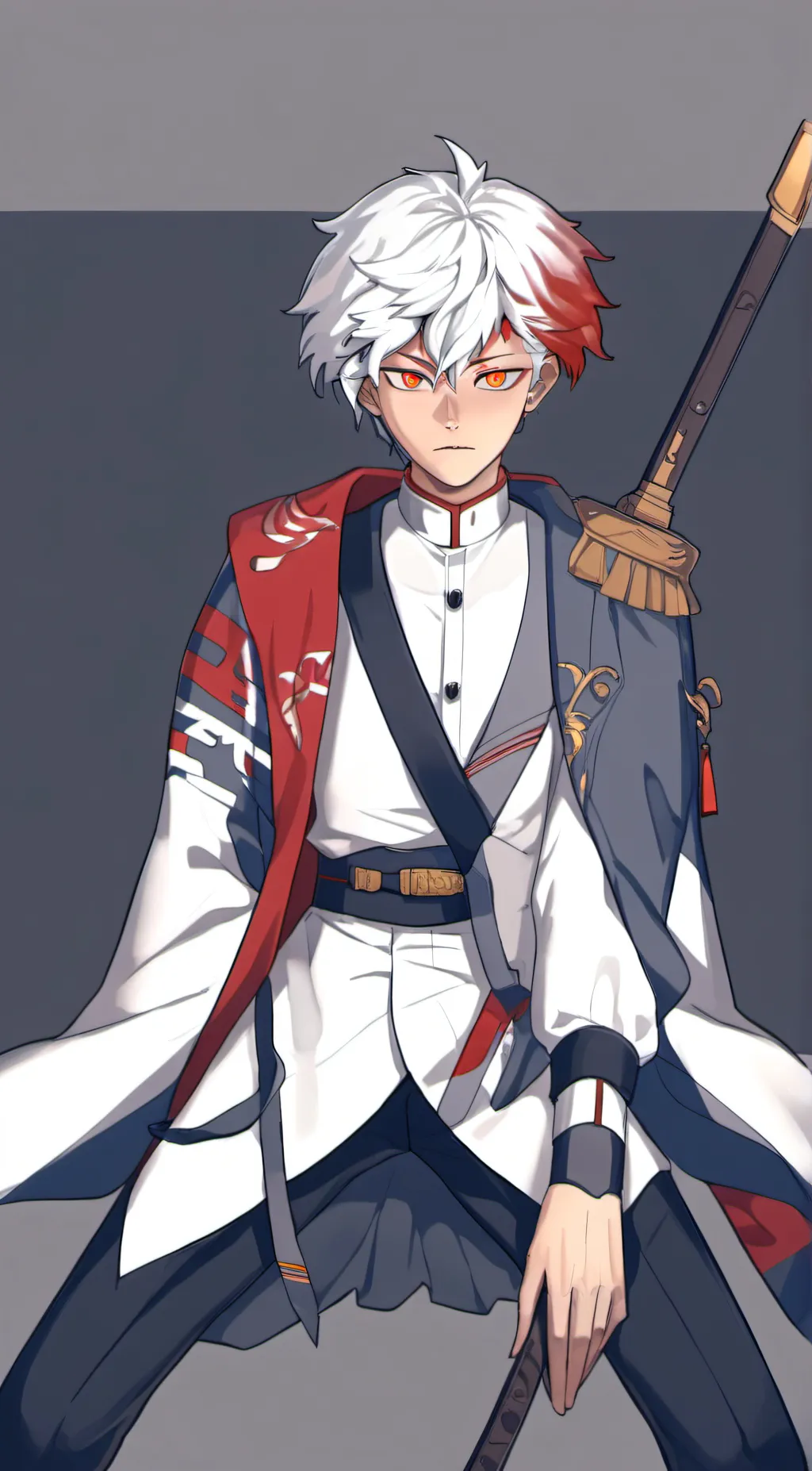 ai character: Shoto Todoroki background