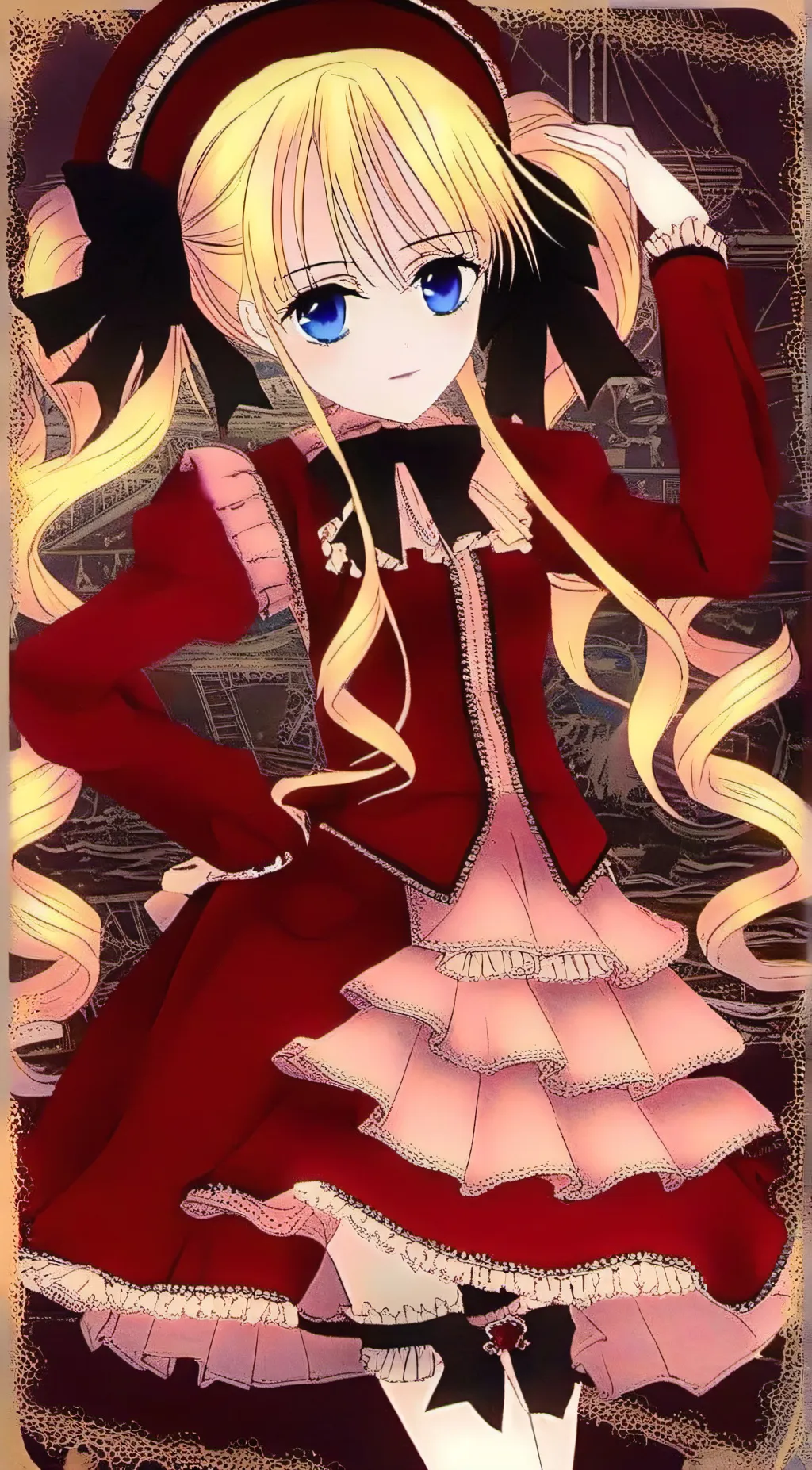 ai character: Shinku background