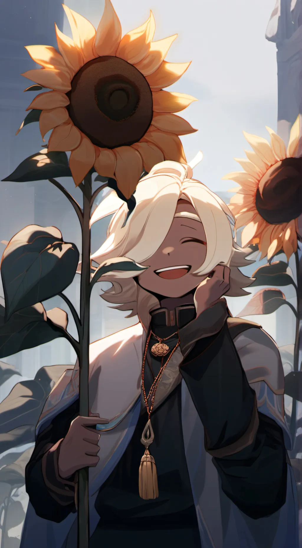 ai character: Pure vanilla background