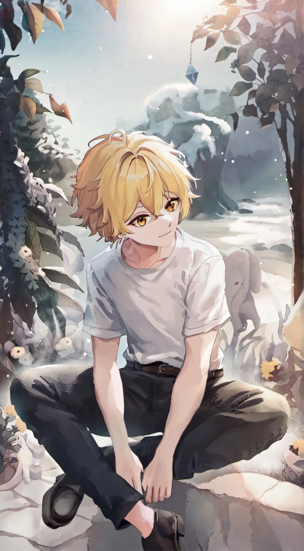 ai character: Baku background