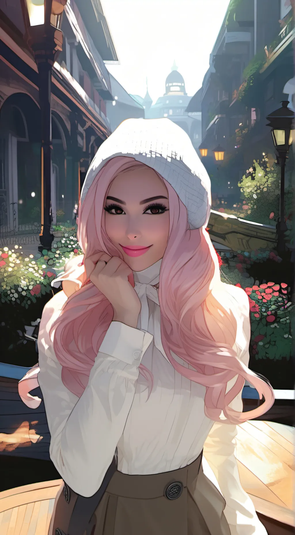 ai character: Leah Ash background