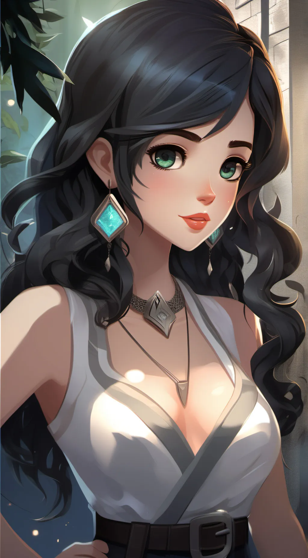 ai character: summara  background