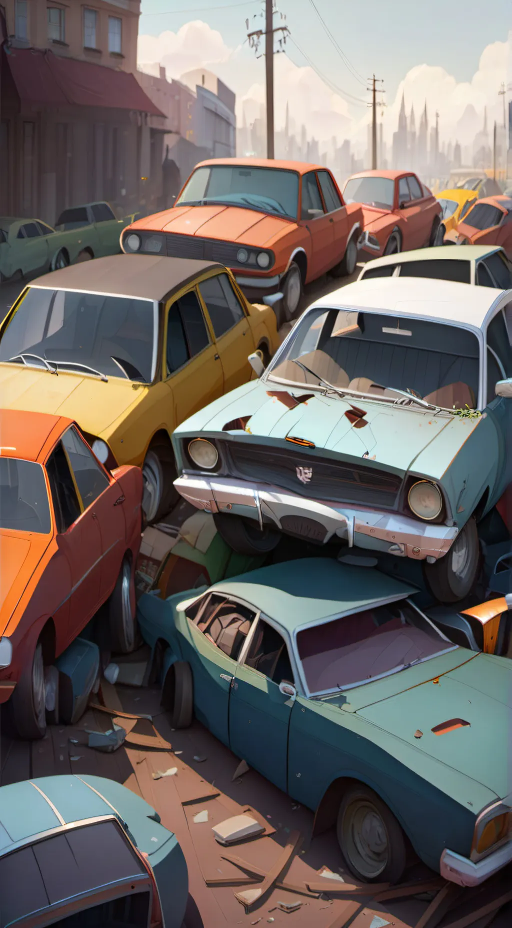 ai character: Cars universe background