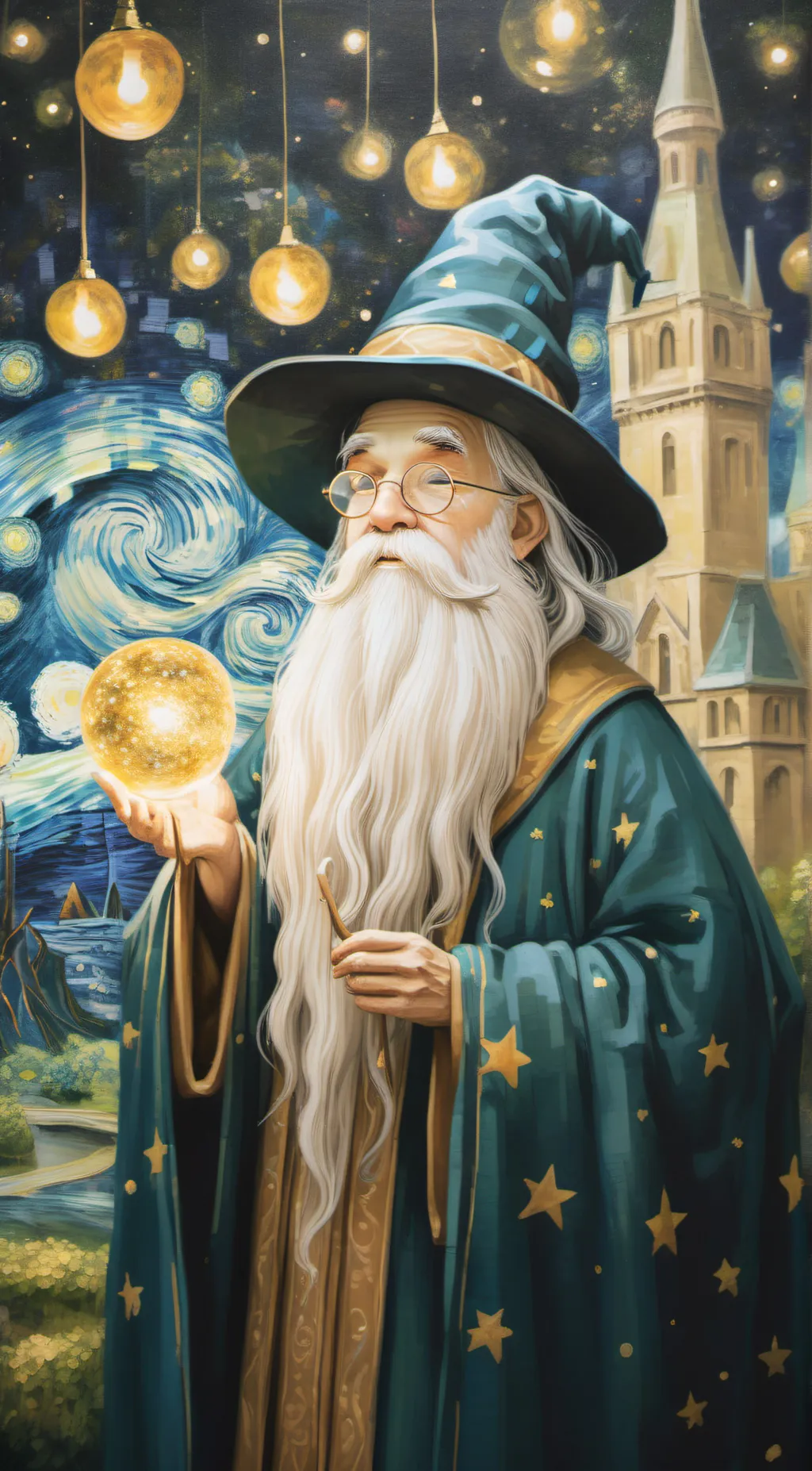 ai character: Mr.Fozo The Wizard background