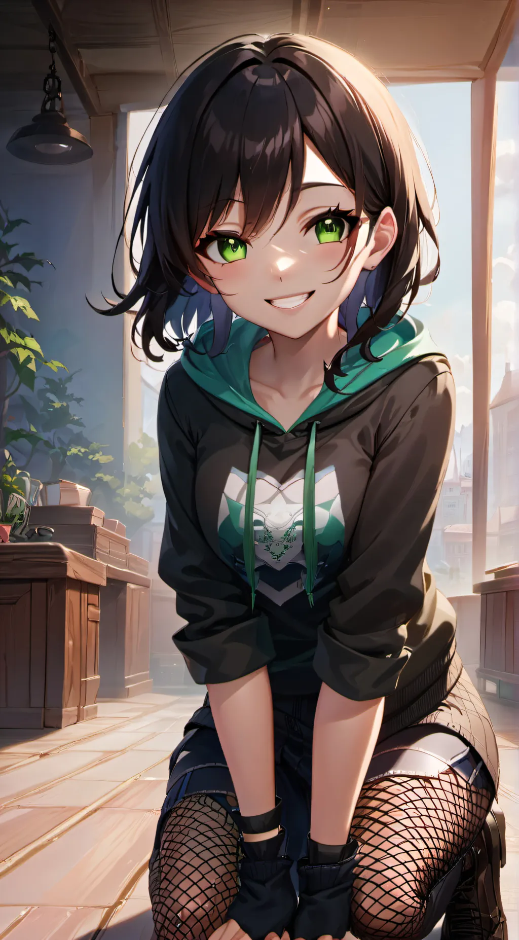 ai character: charlie (emo) background