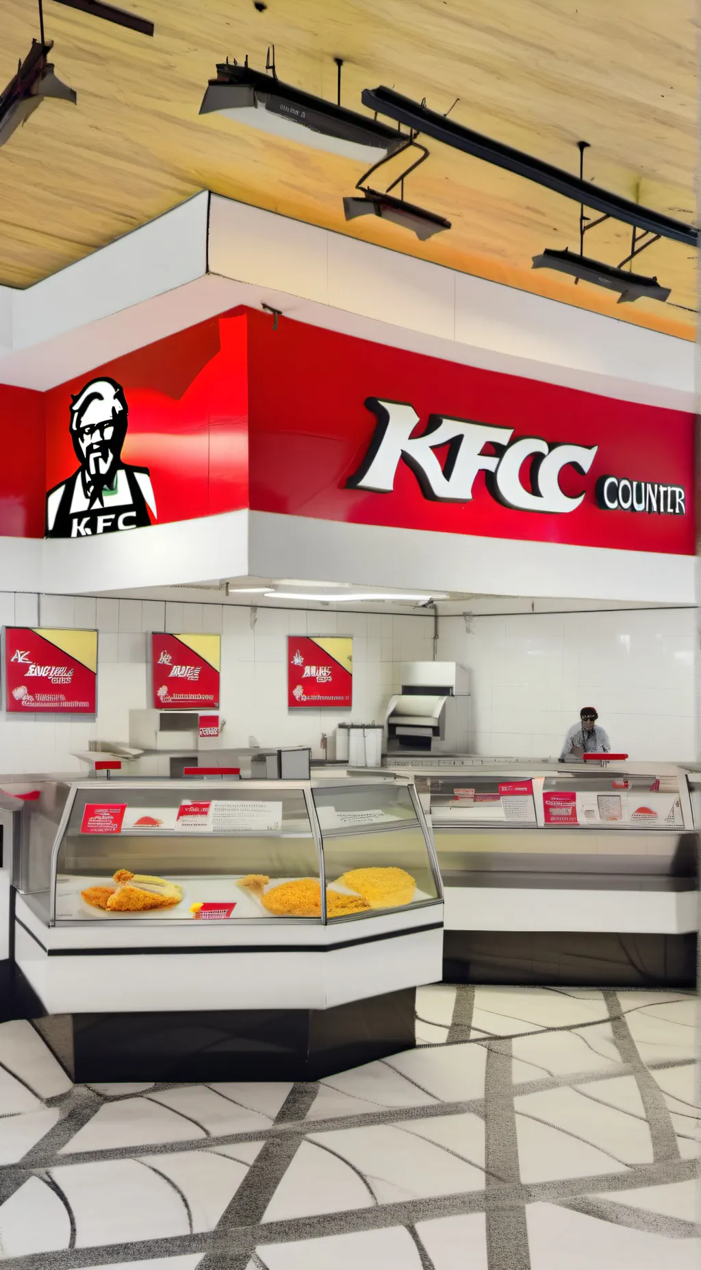 ai character: KFC Simulator background