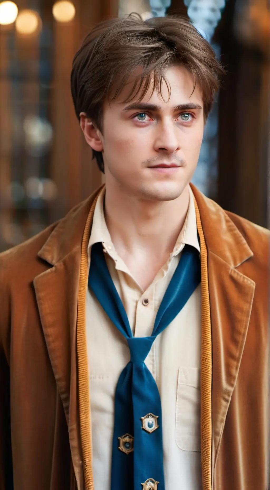 ai character: Hogwarts  background