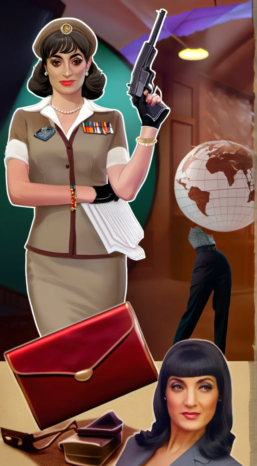 ai character: Victoria background