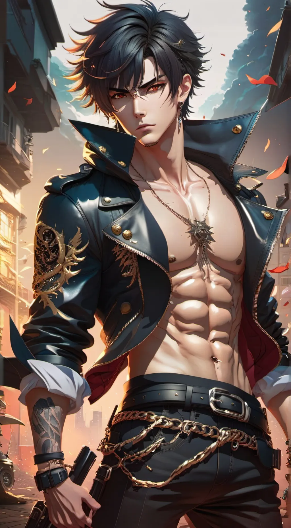 ai character: Rayne background
