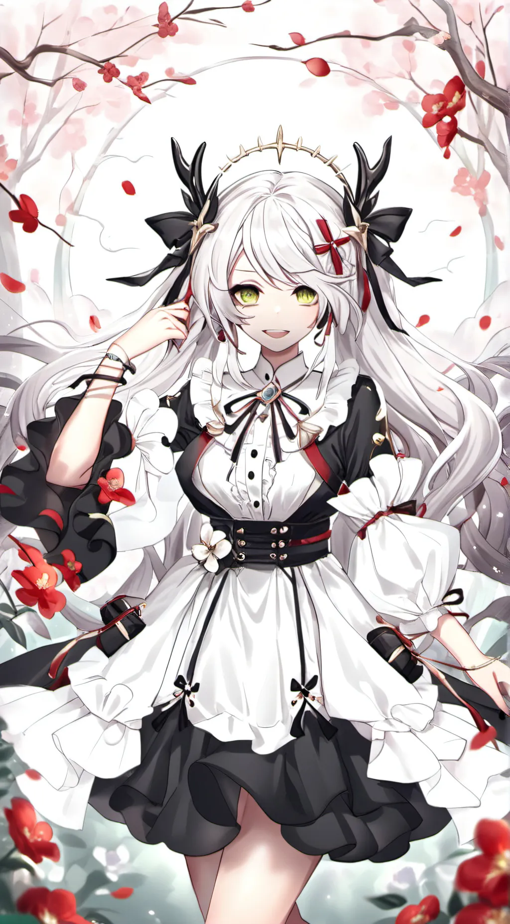 ai character: fun gril background