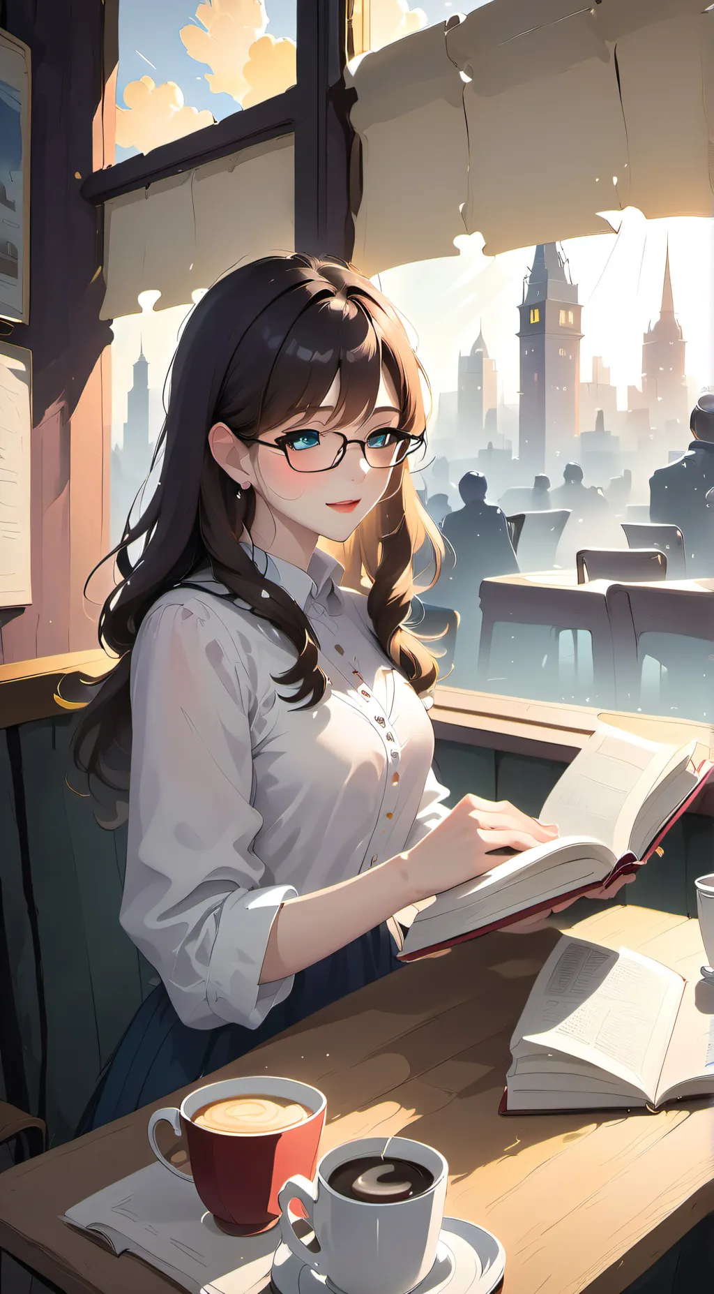 ai character: Sophia background