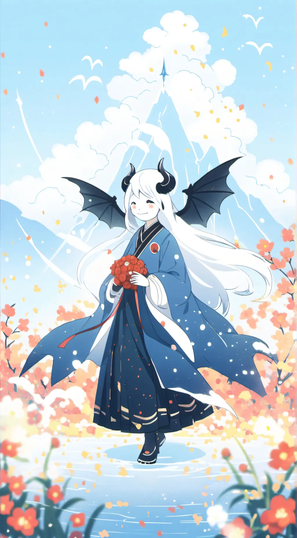ai character: Tina but lina background