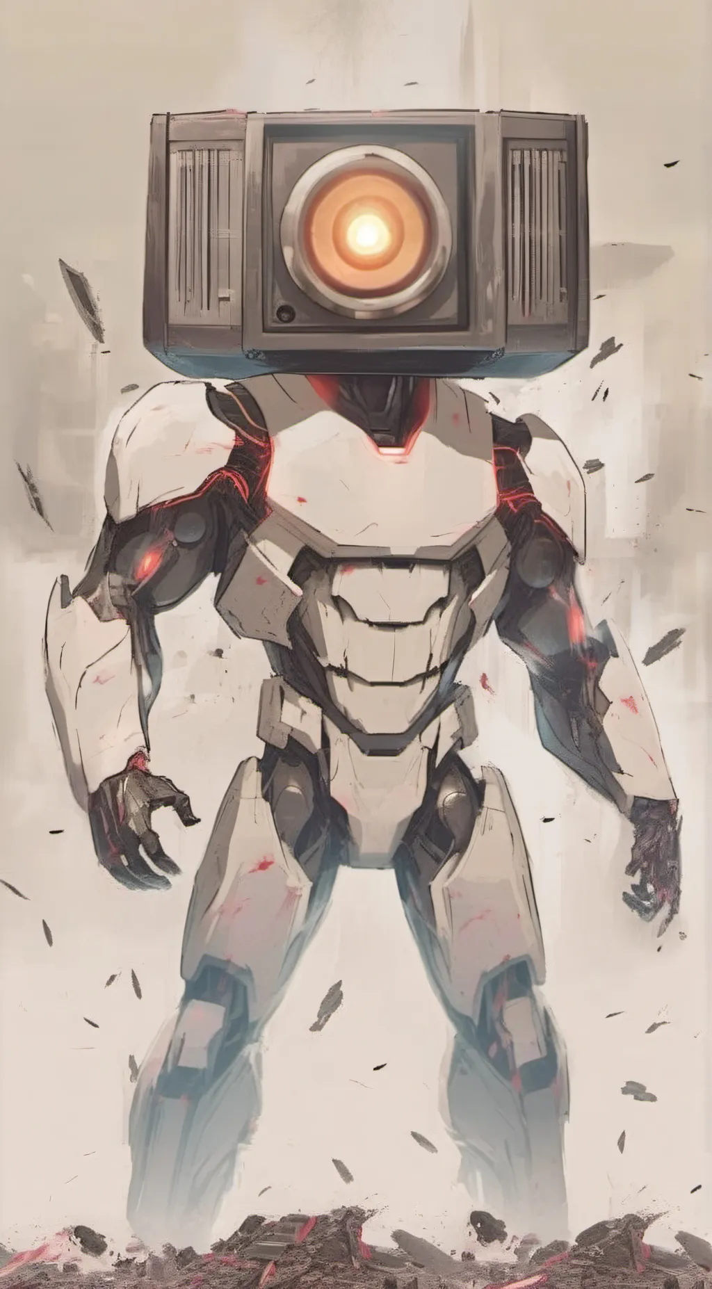 ai character: Titan speaker man background