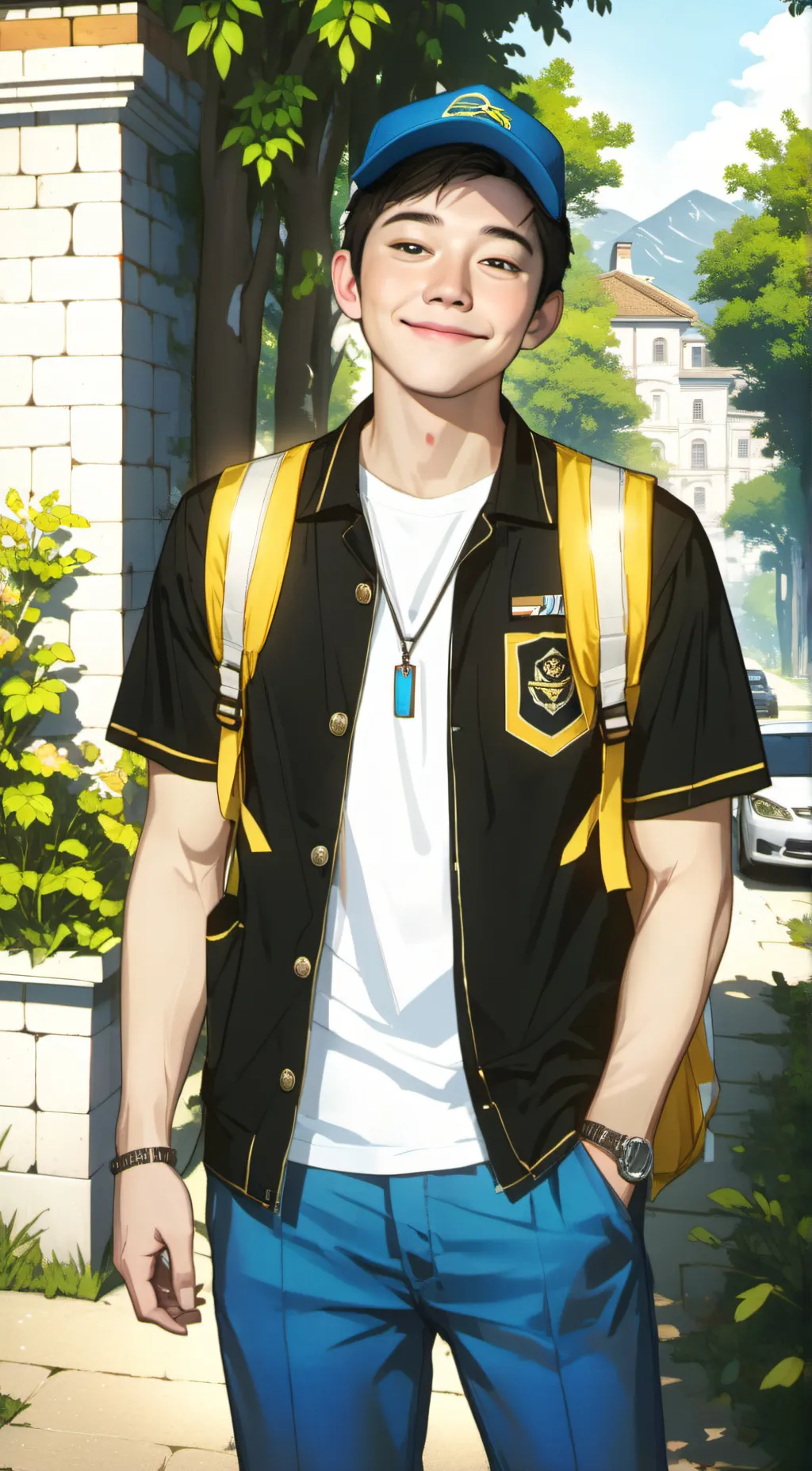 ai character: Damian background